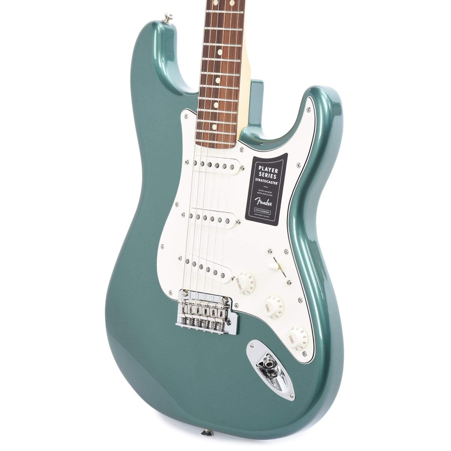 Fender Player Stratocaster Sherwood Green Metallic w/3-Ply Parchment Pickguard Electric Guitars / Solid Body