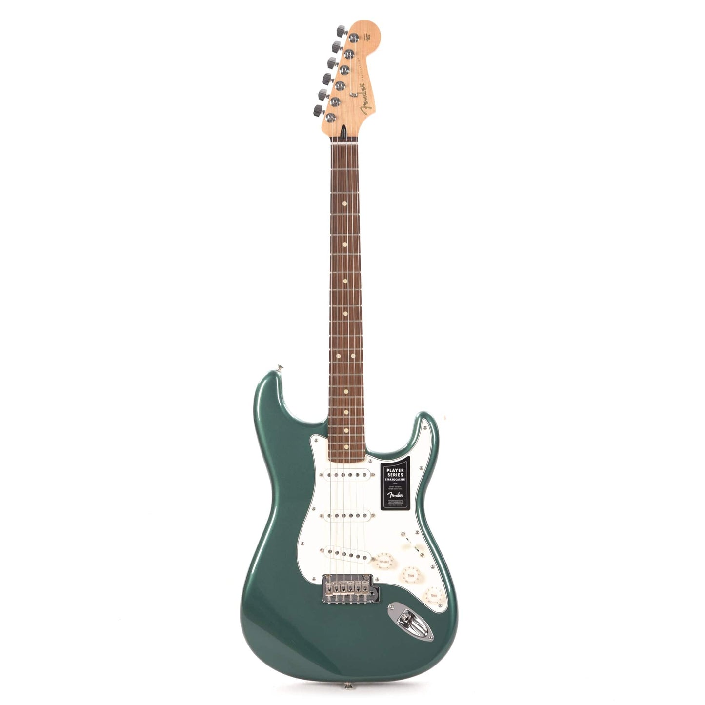 Fender Player Stratocaster Sherwood Green Metallic w/3-Ply Parchment Pickguard Electric Guitars / Solid Body