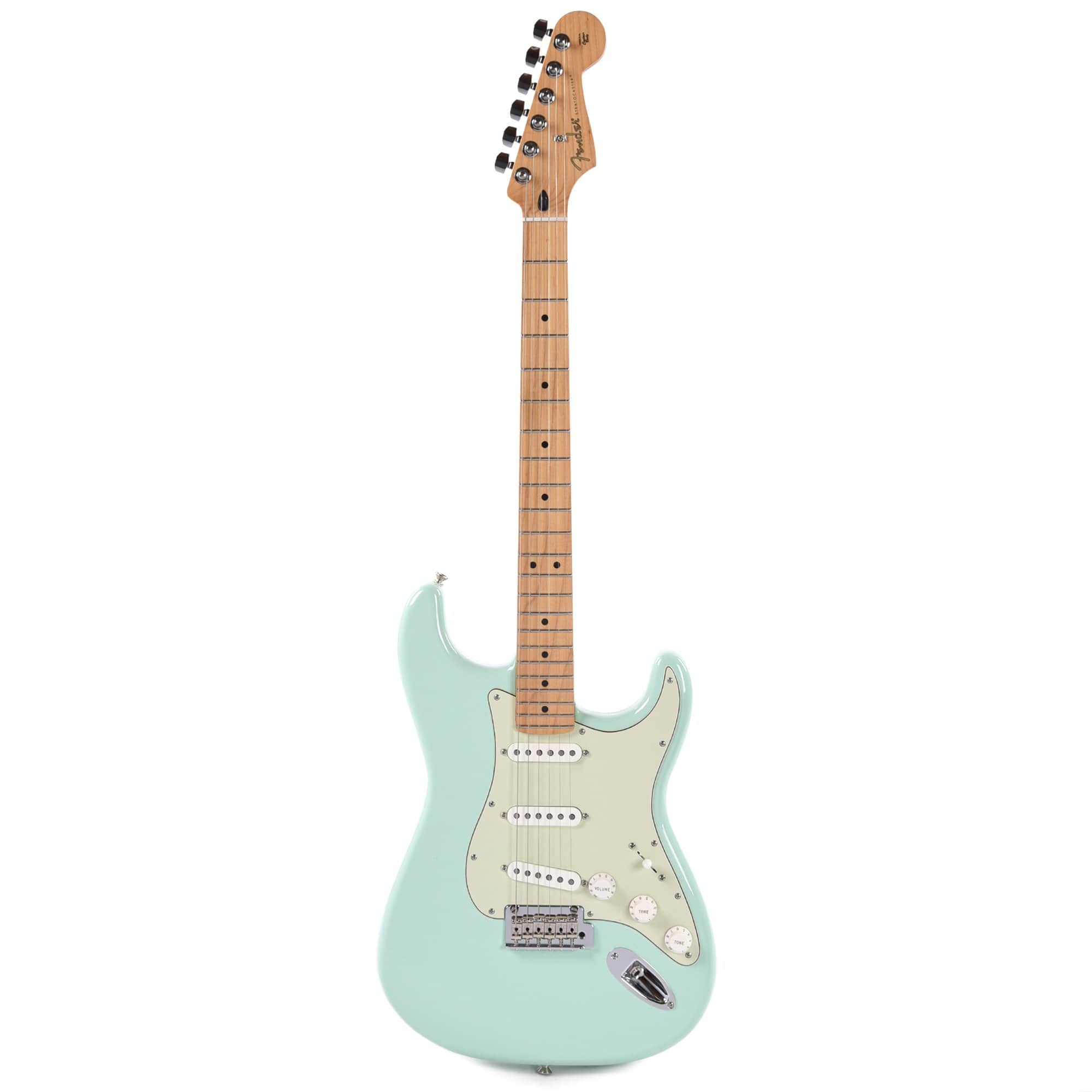 Fender Player Stratocaster Surf Green w/3-Ply Mint Pickguard – Chicago ...