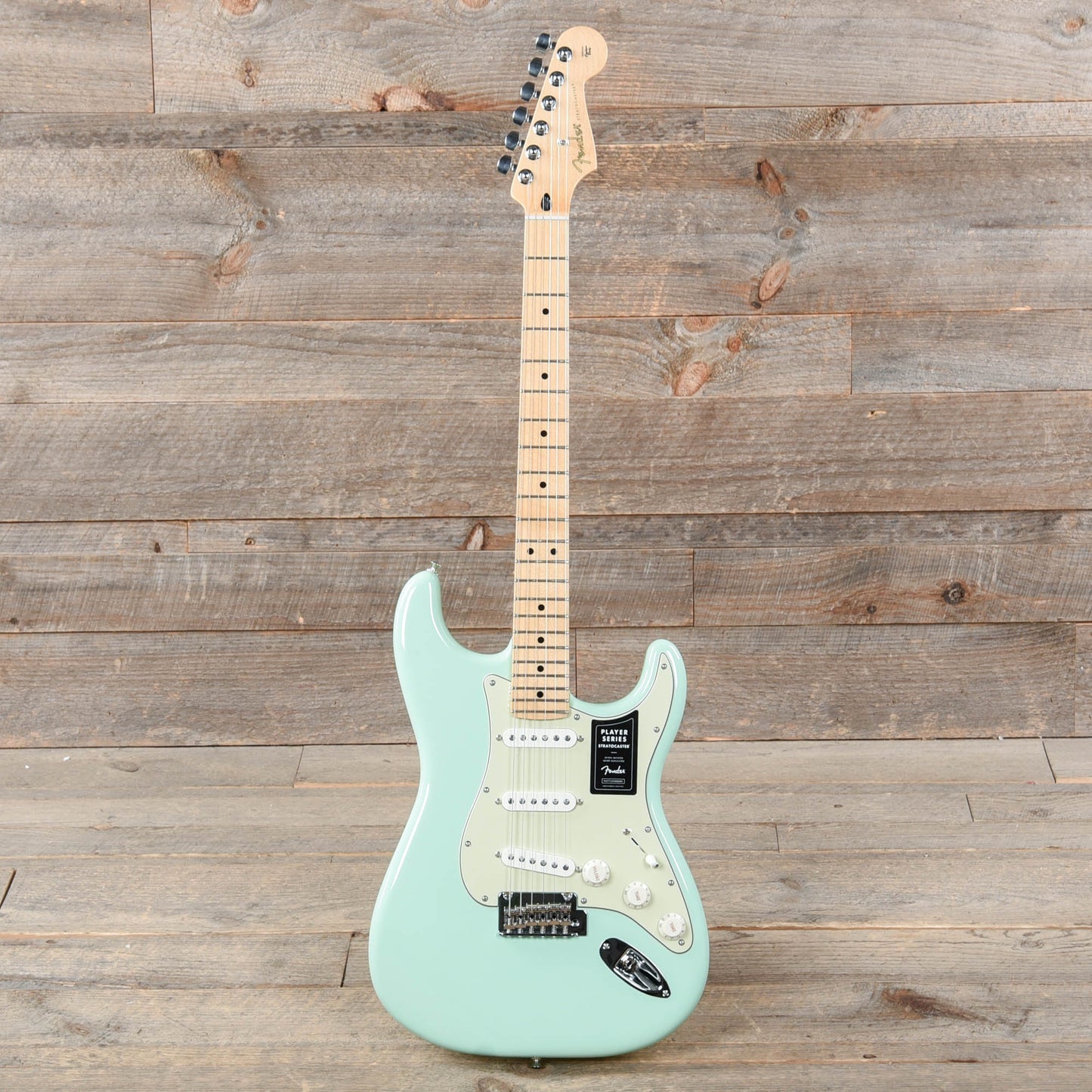 Fender Player Stratocaster Surf Green w/3-Ply Mint Pickguard Electric Guitars / Solid Body