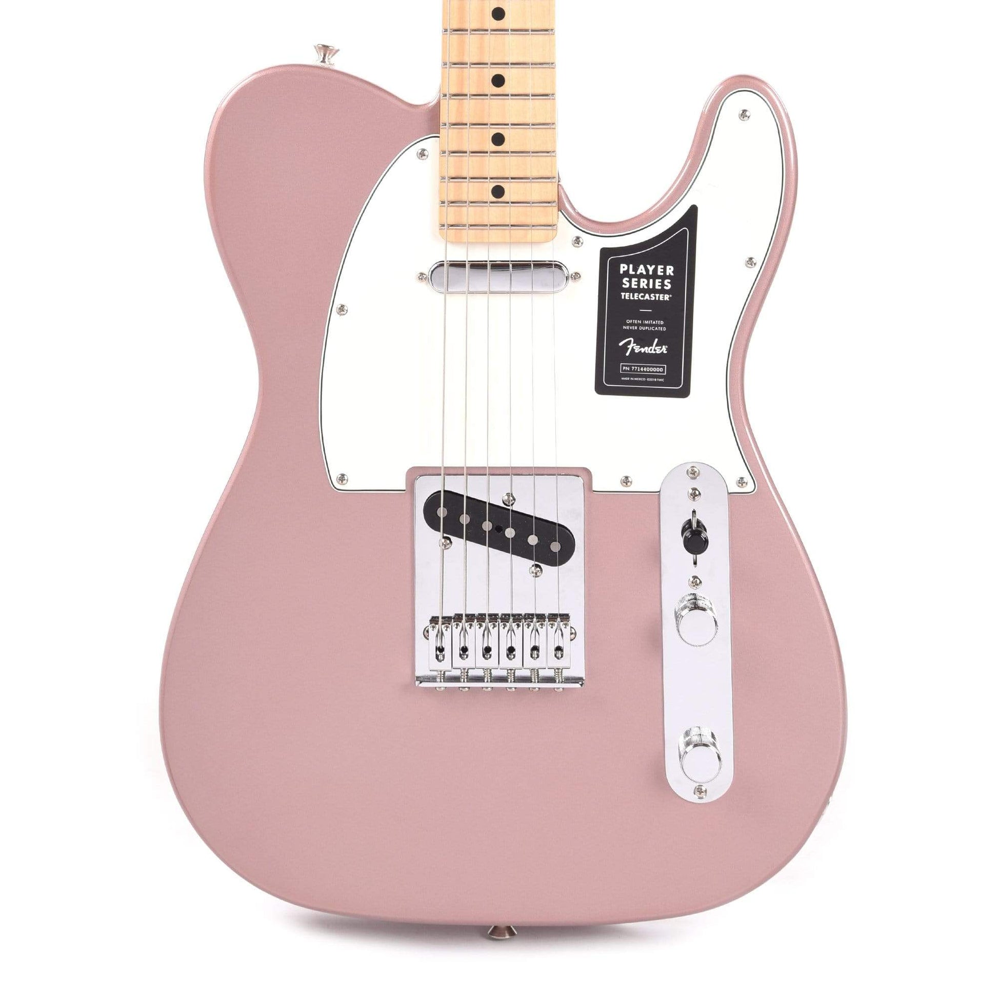 Fender Player Telecaster Burgundy Mist Metallic w/3-Ply Parchment Pickguard Electric Guitars / Solid Body