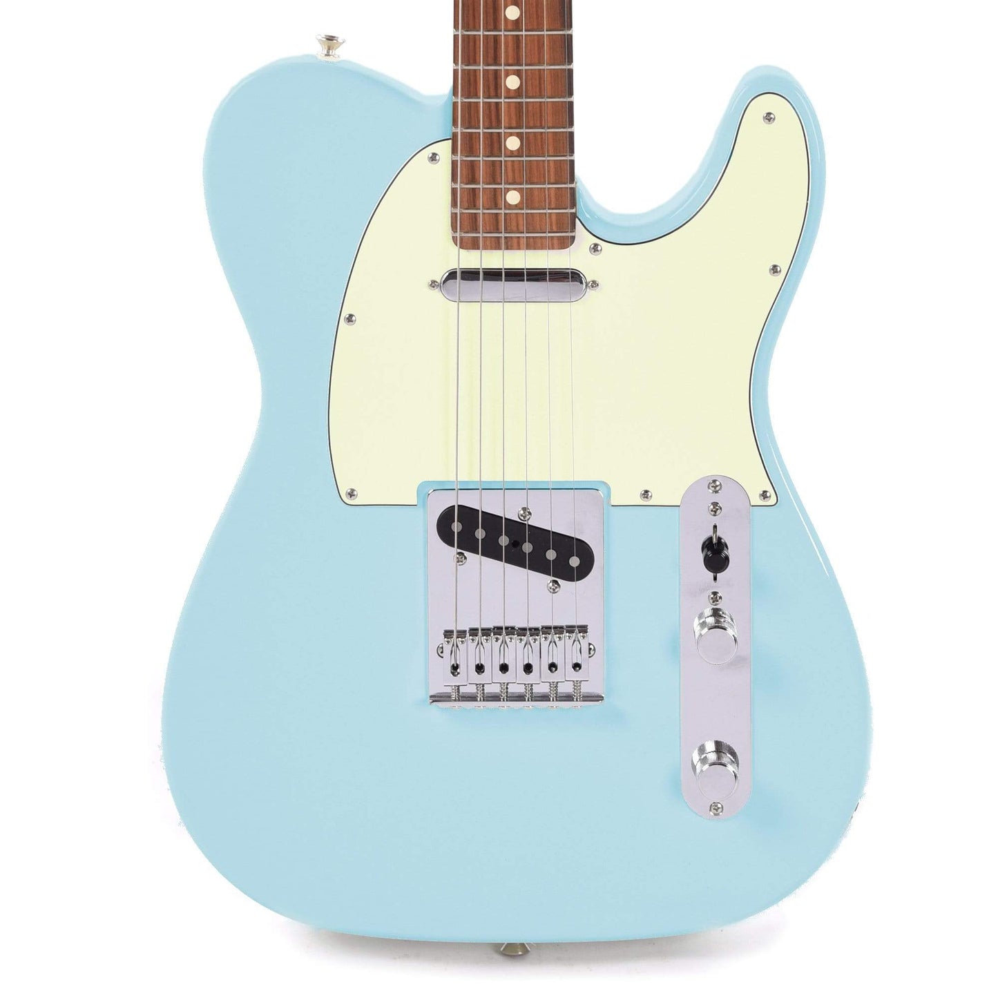 Fender Player Telecaster Daphne Blue w/3-Ply Mint Pickguard Electric Guitars / Solid Body