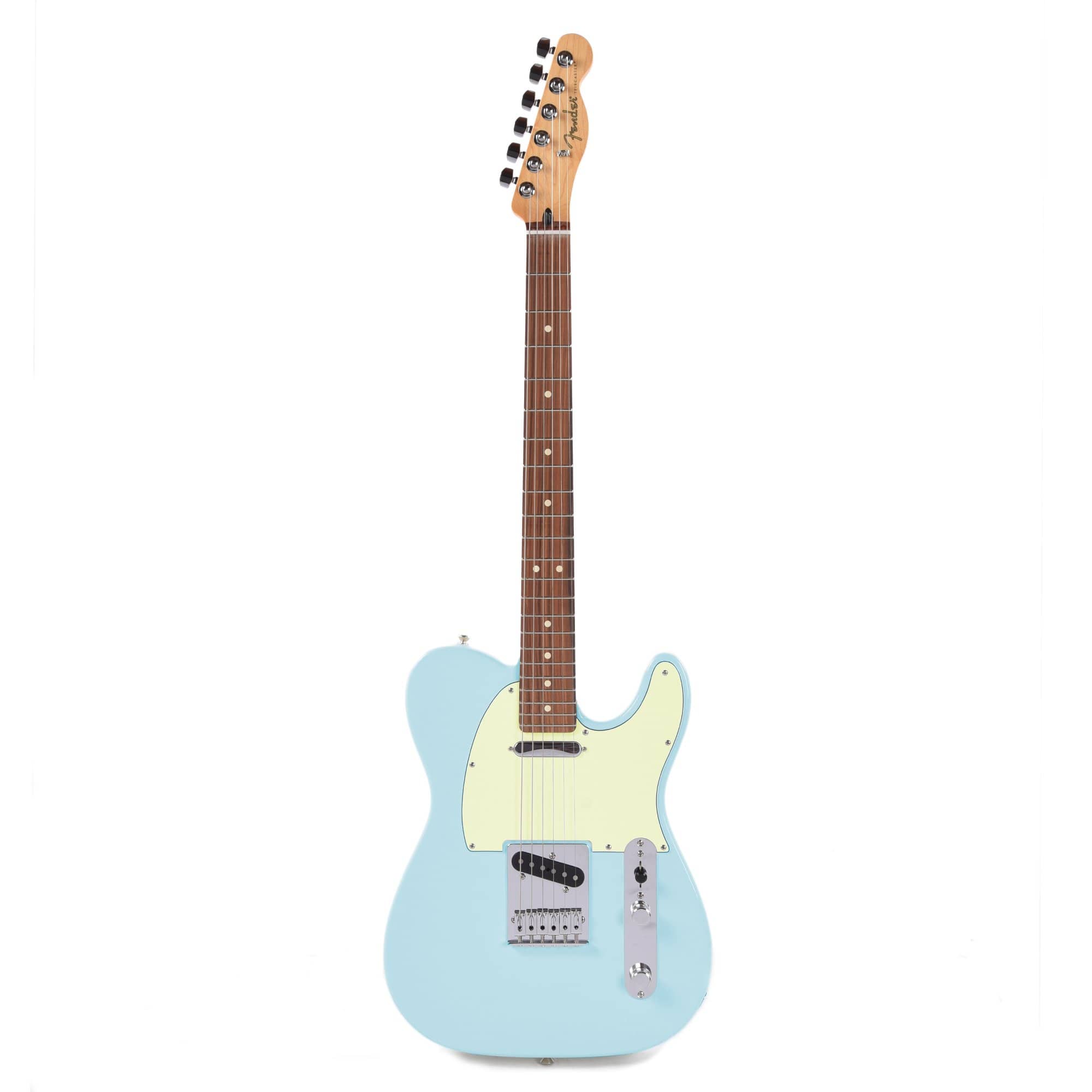 Fender Player Telecaster Daphne Blue w/3-Ply Mint Pickguard 