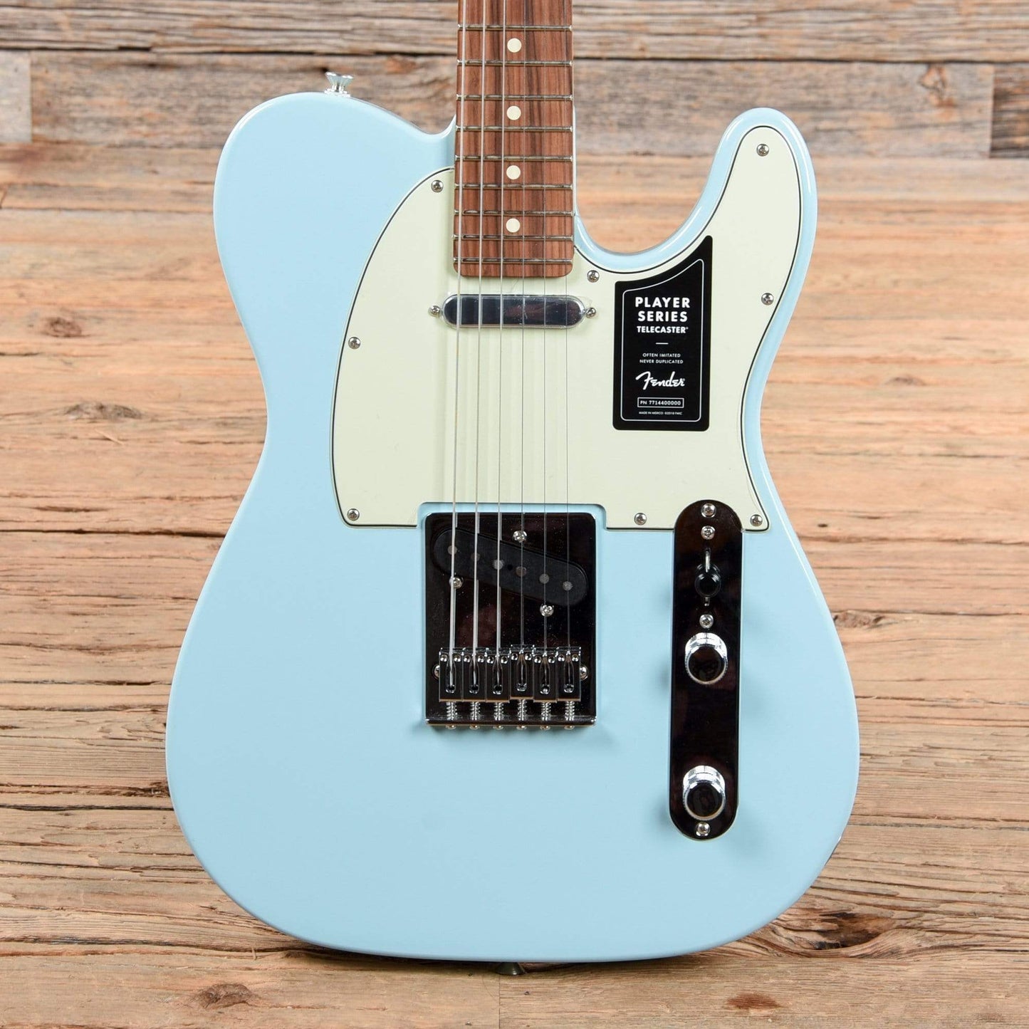 Fender Player Telecaster Daphne Blue w/3-Ply Mint Pickguard Electric Guitars / Solid Body