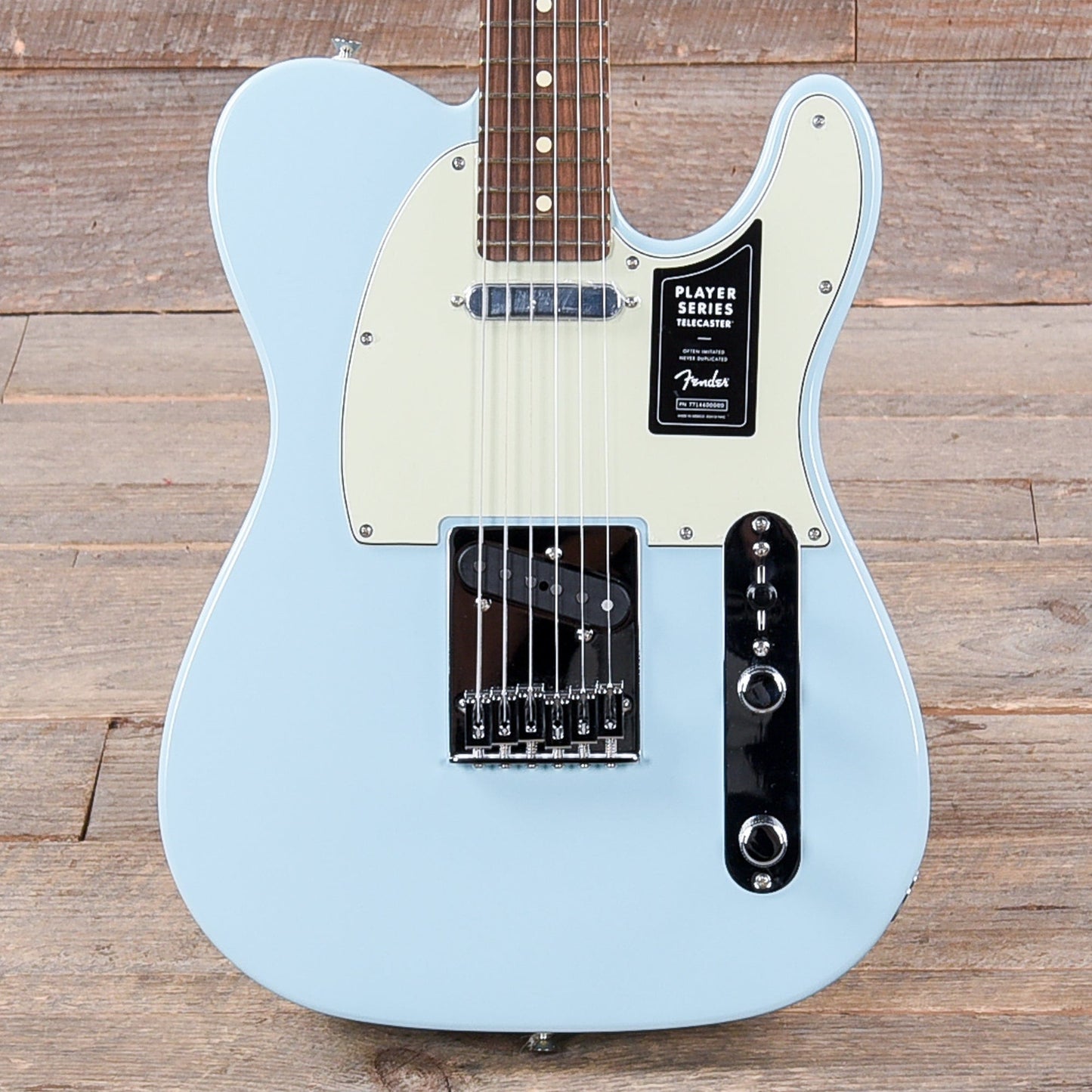 Fender Player Telecaster Daphne Blue w/3-Ply Mint Pickguard Electric Guitars / Solid Body