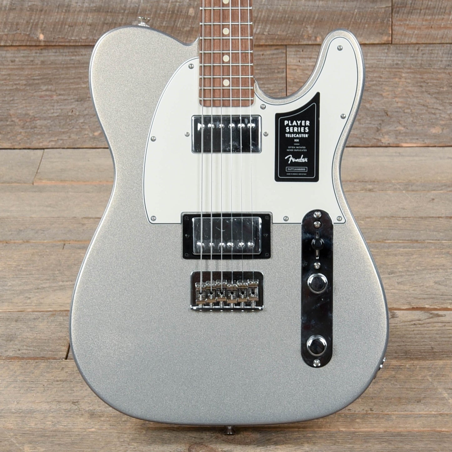 Fender Player Telecaster HH Silver Electric Guitars / Solid Body