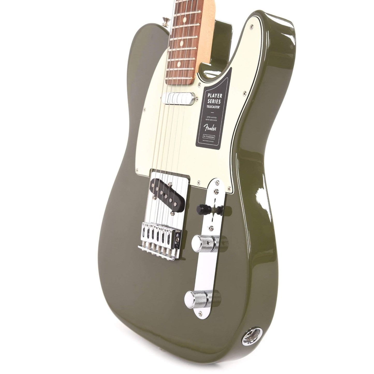 Fender Player Telecaster Olive w/3-Ply Mint Pickguard Electric Guitars / Solid Body