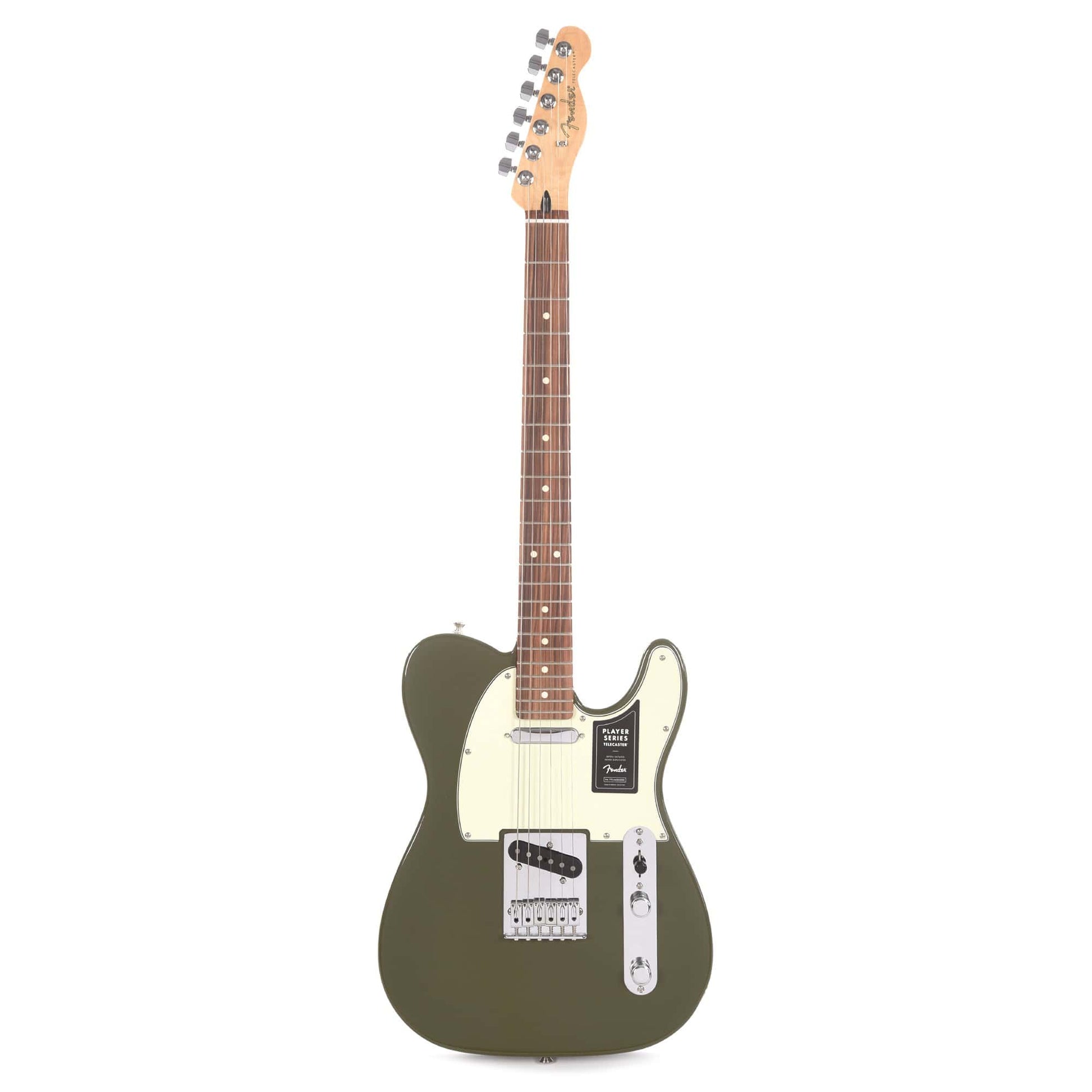 Fender Player Telecaster Olive w/3-Ply Mint Pickguard Electric Guitars / Solid Body