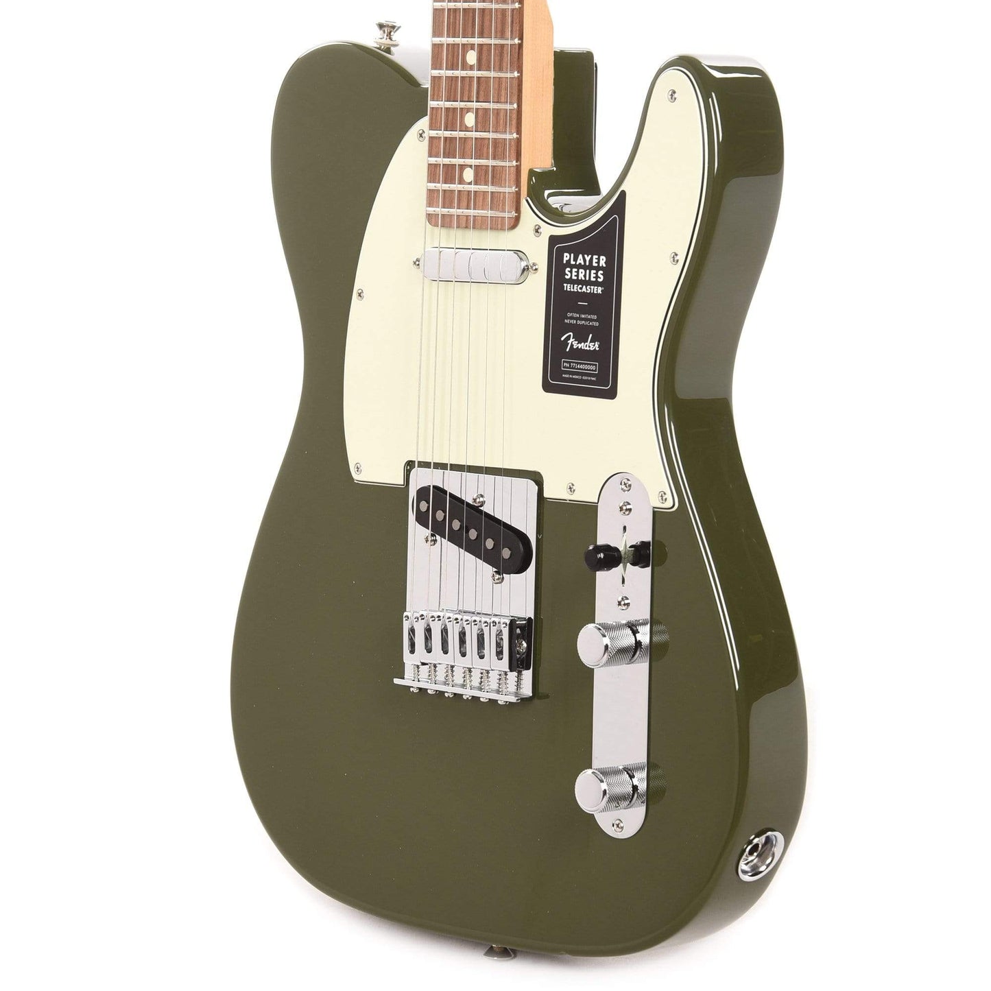 Fender Player Telecaster Olive w/3-Ply Mint Pickguard Electric Guitars / Solid Body