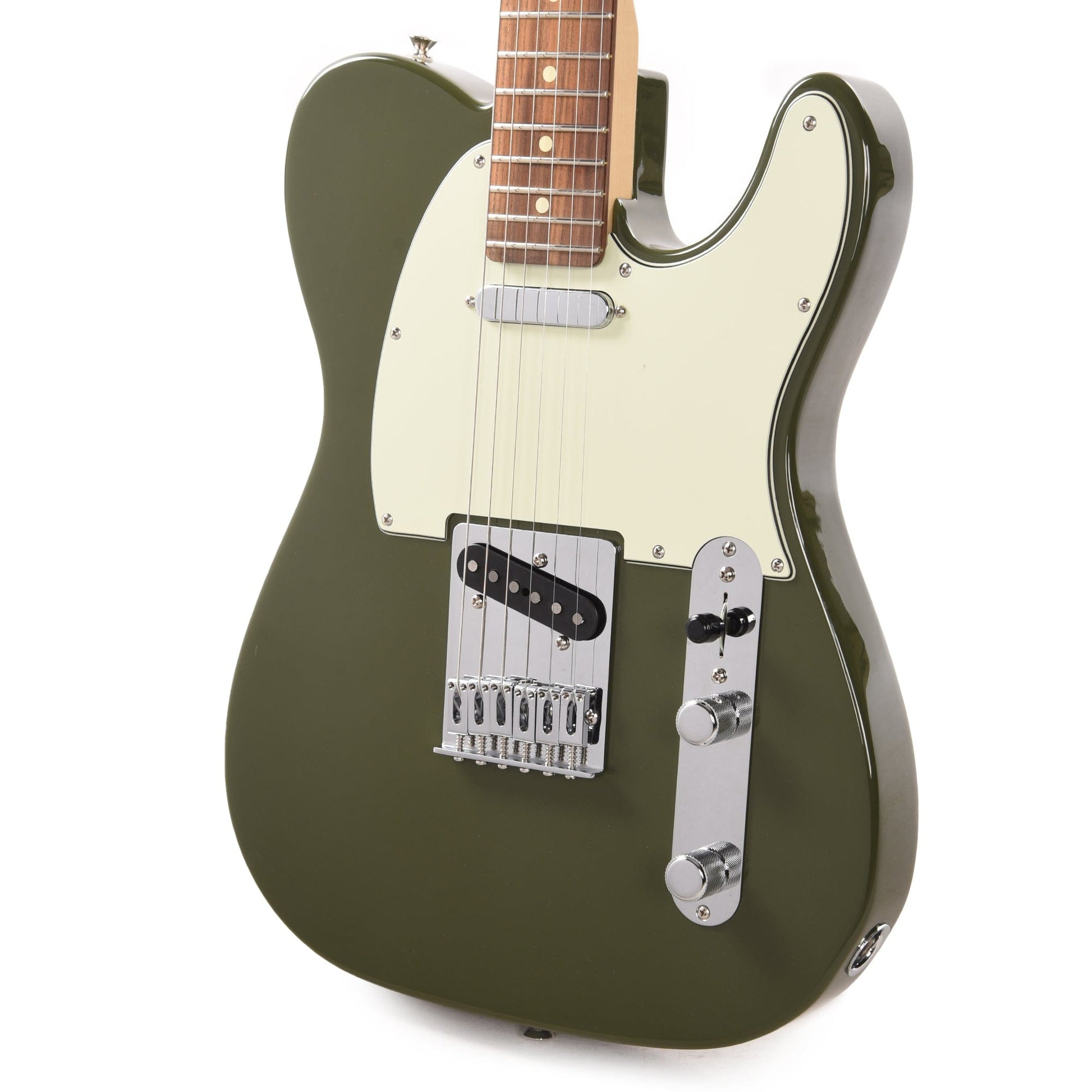 Fender Player Telecaster Olive w/3-Ply Mint Pickguard Electric Guitars / Solid Body