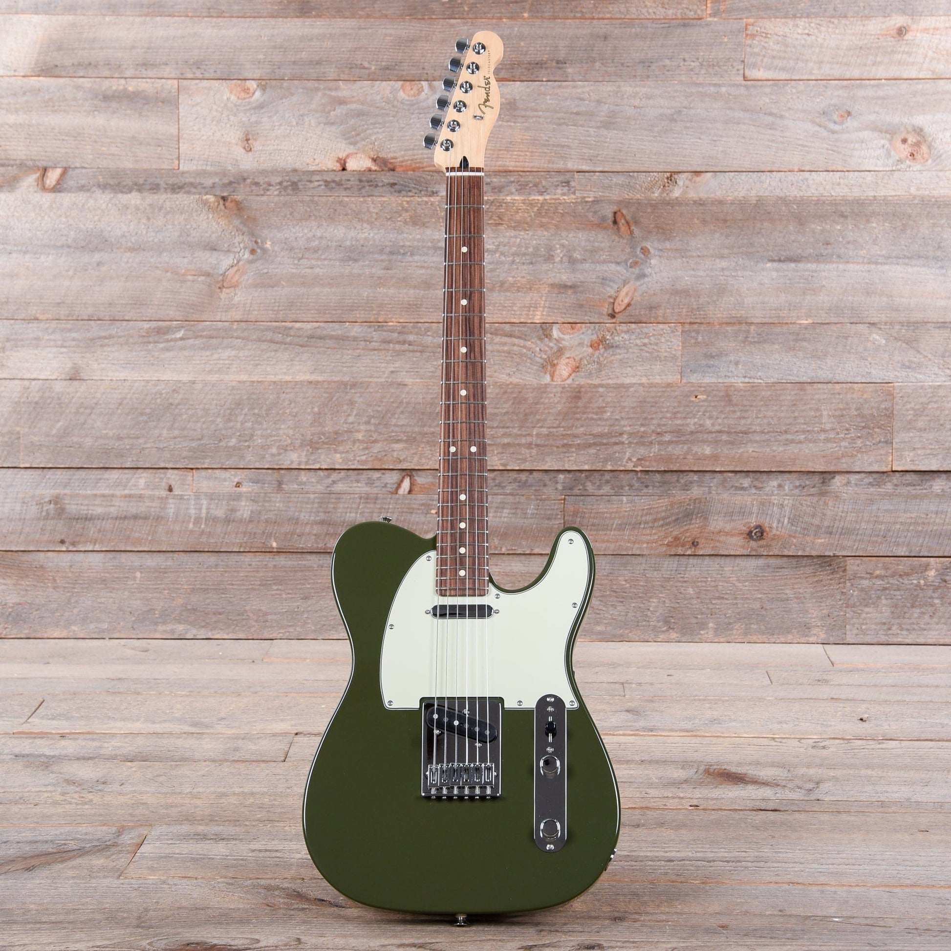 Fender Player Telecaster Olive w/3-Ply Mint Pickguard Electric Guitars / Solid Body