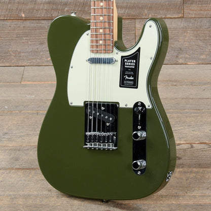 Fender Player Telecaster Olive w/3-Ply Mint Pickguard Electric Guitars / Solid Body