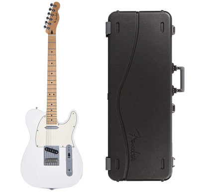 Fender Player Telecaster Polar White Bundle w/Fender Molded Hardshell Case Electric Guitars / Solid Body