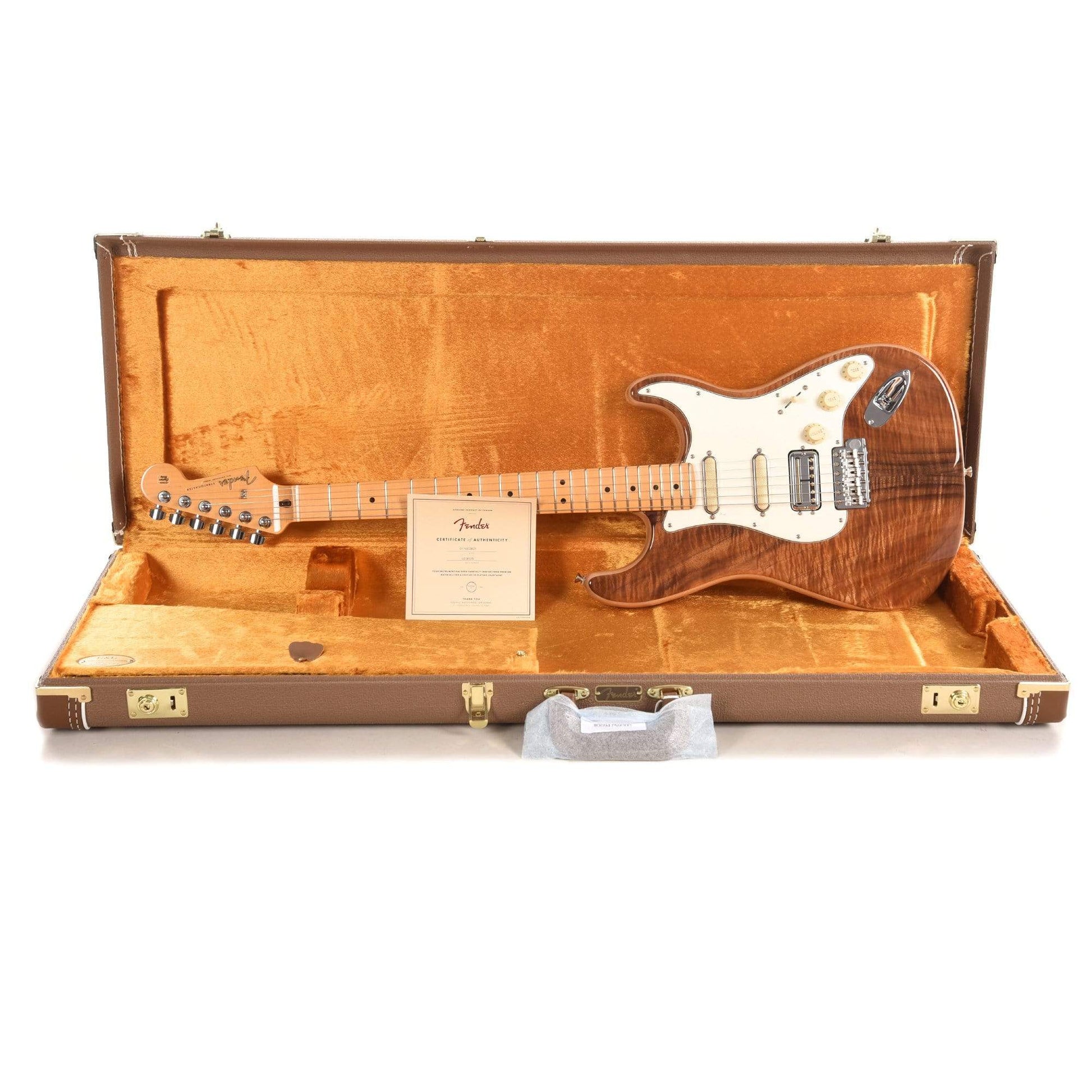 Fender Rarities American Original '50s Koa Top Stratocaster Natural Electric Guitars / Solid Body