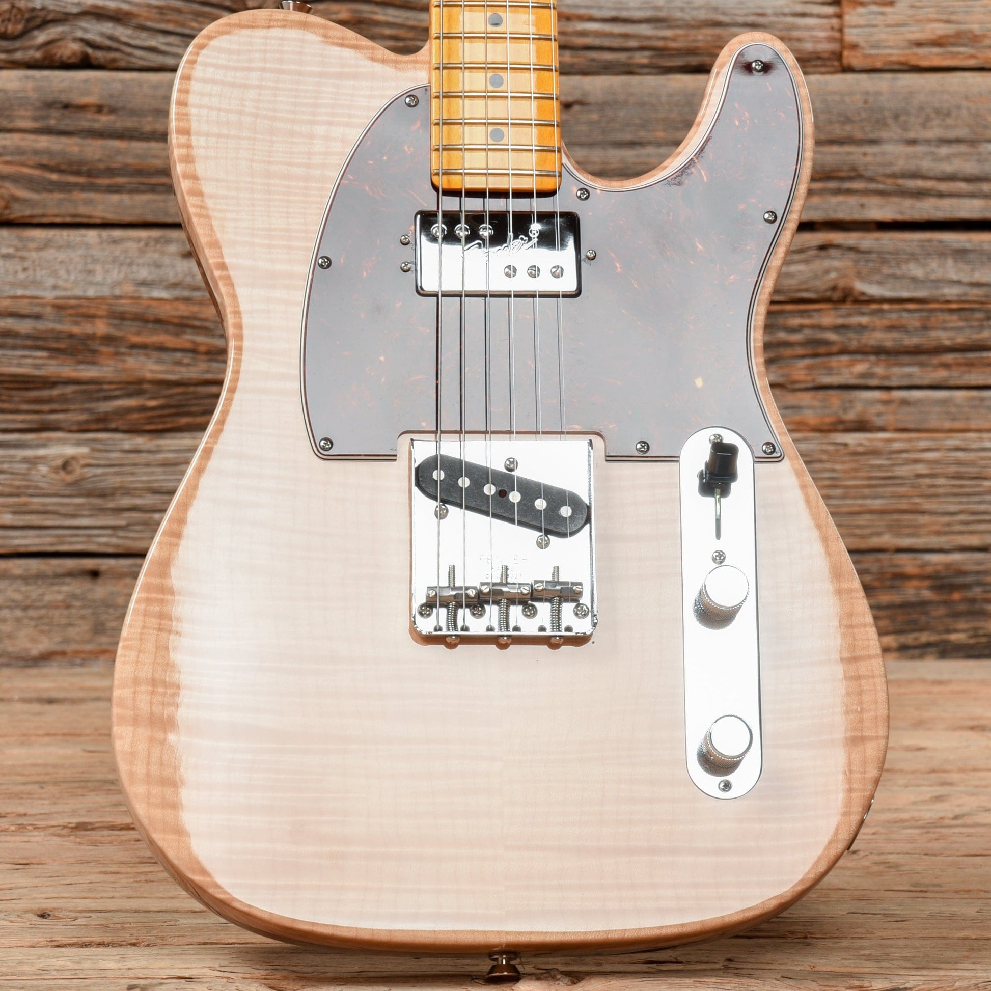 Fender Rarities Flame Top Chambered Telecaster Natural Electric Guitars / Solid Body