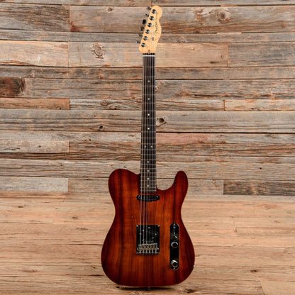 Fender Select Carved Koa Top Telecaster Sienna Edge Burst 2012 Electric Guitars / Solid Body