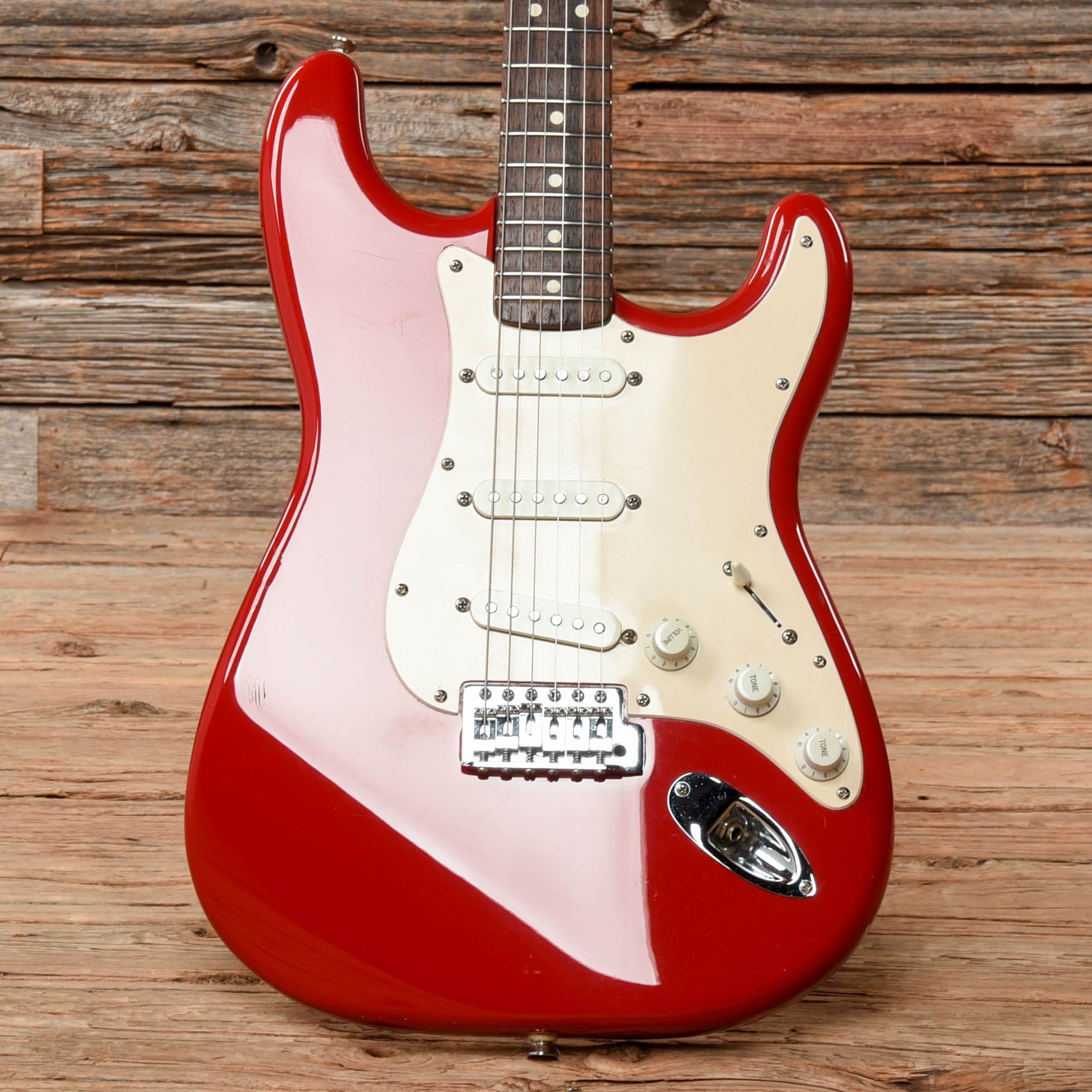 Fender Squier Series Standard Stratocaster Torino Red 1994 