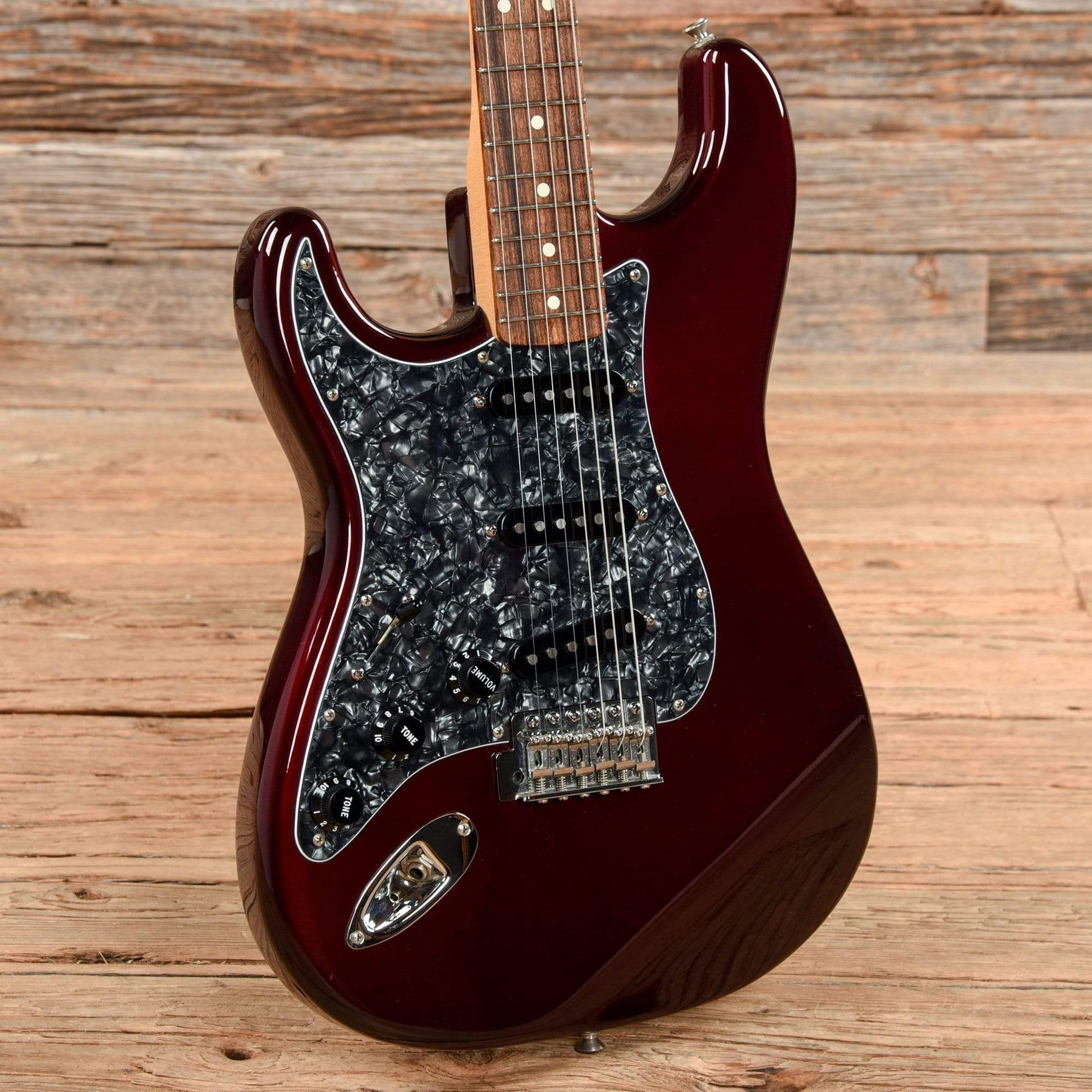 Fender Standard Stratocaster Midnight Wine 2003 LEFTY Electric Guitars / Solid Body