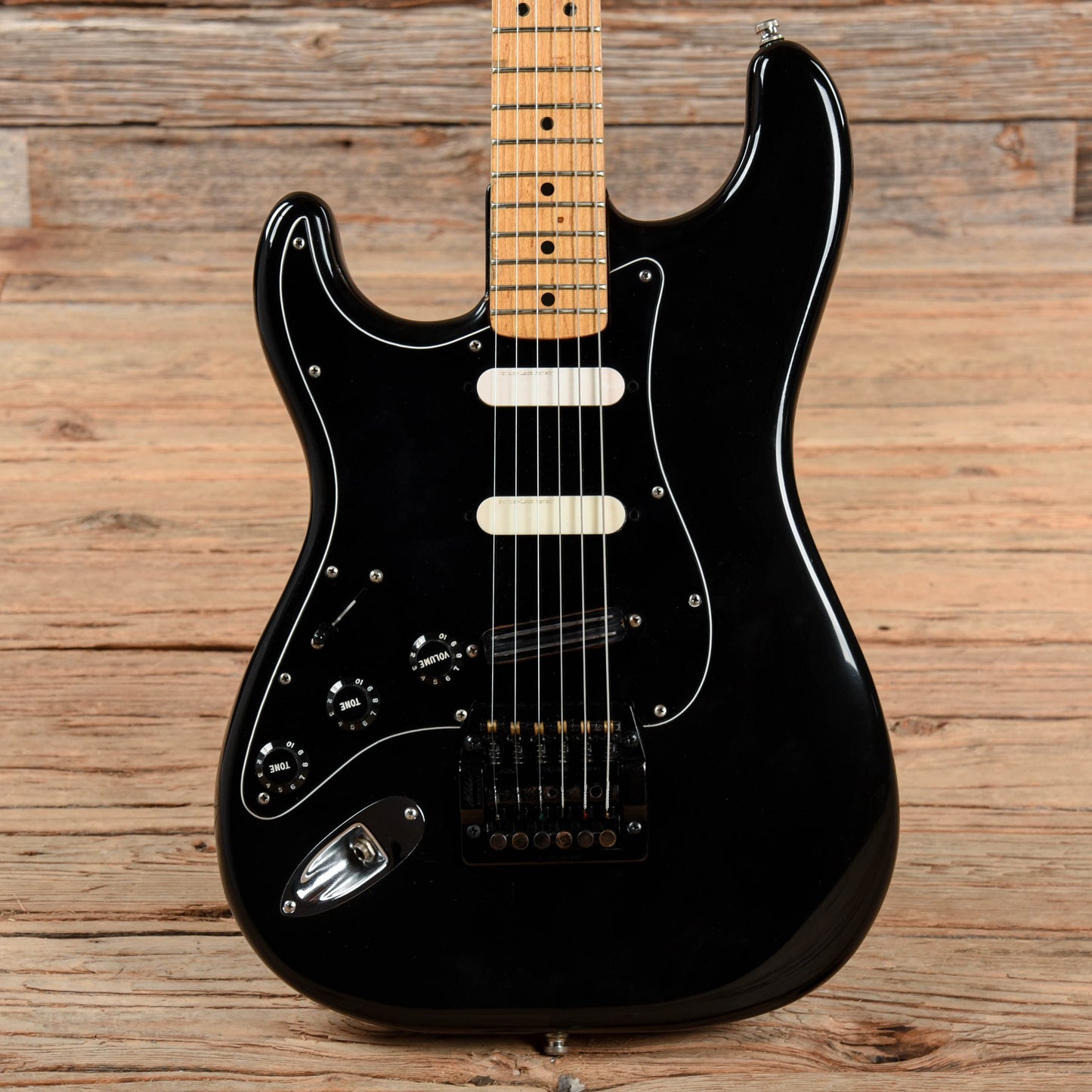 Fender Stratocaster Black 1987 LEFTY Electric Guitars / Solid Body