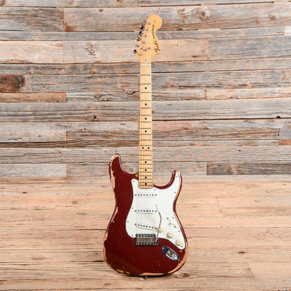 Fender Stratocaster Candy Apple Red Refin 1975 Electric Guitars / Solid Body