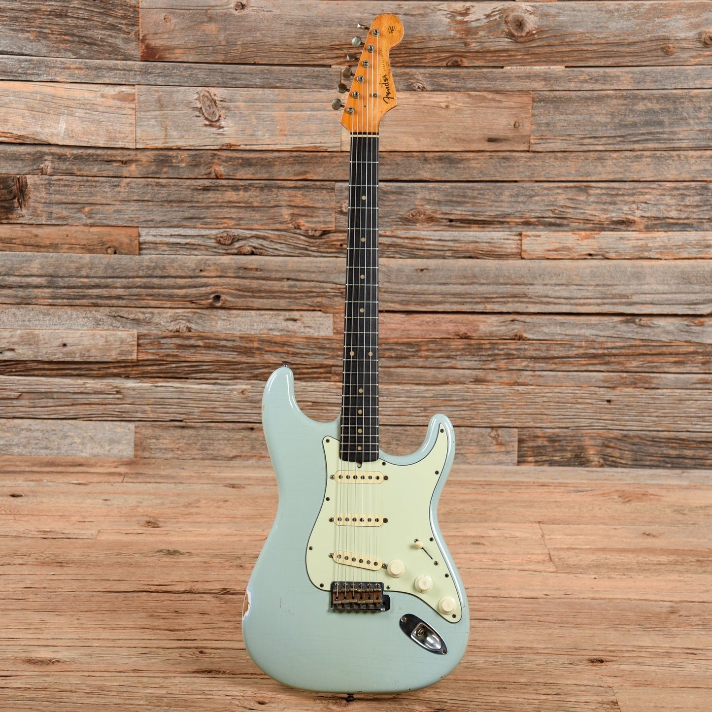 Fender Stratocaster Daphne Blue Refin 1962 Electric Guitars / Solid Body