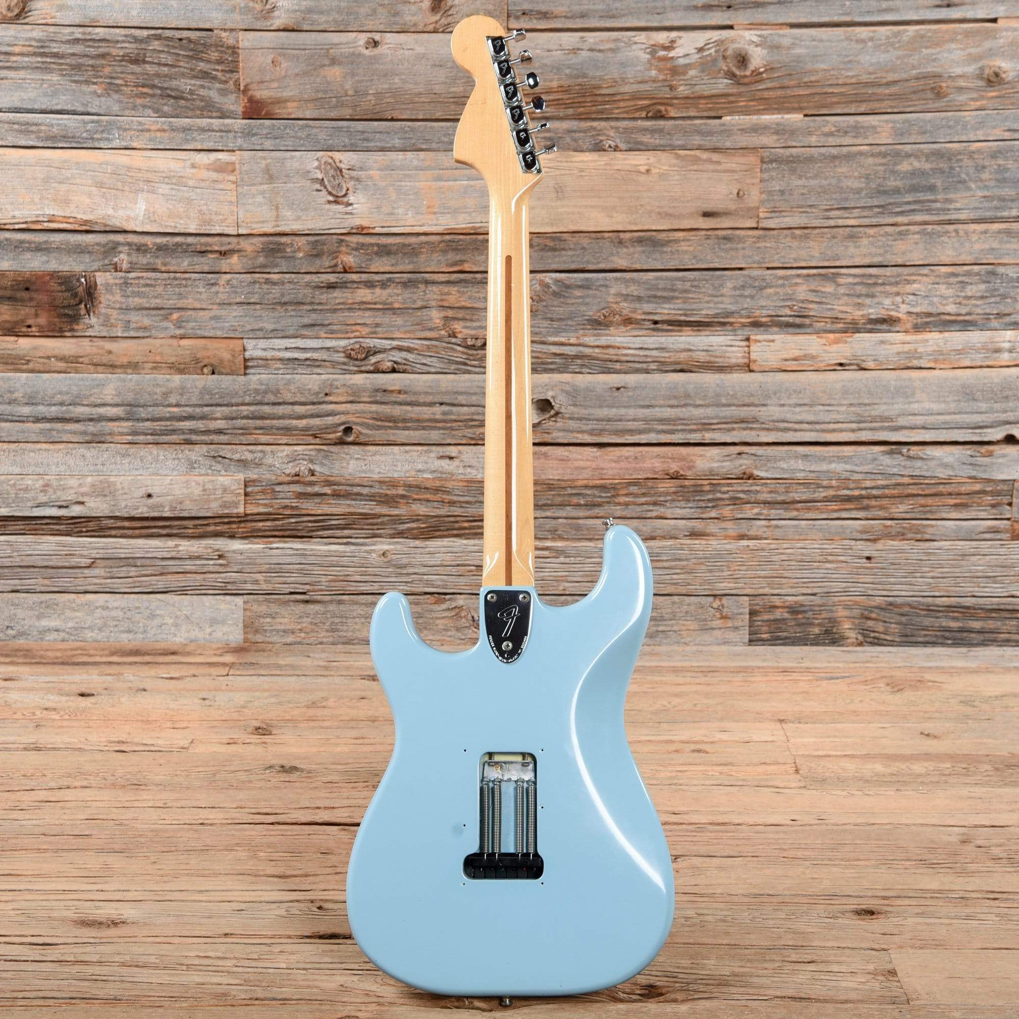 Fender Stratocaster Daphne Blue Refin 1980 – Chicago Music Exchange