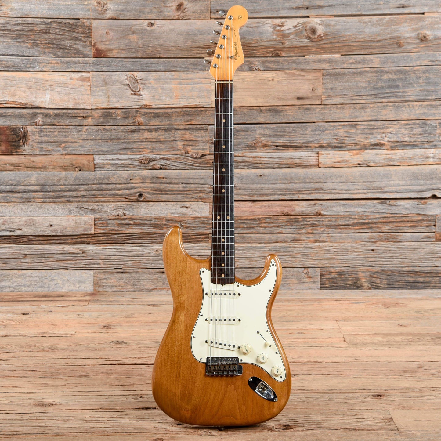 Fender Stratocaster Natural Refin 1965 Electric Guitars / Solid Body