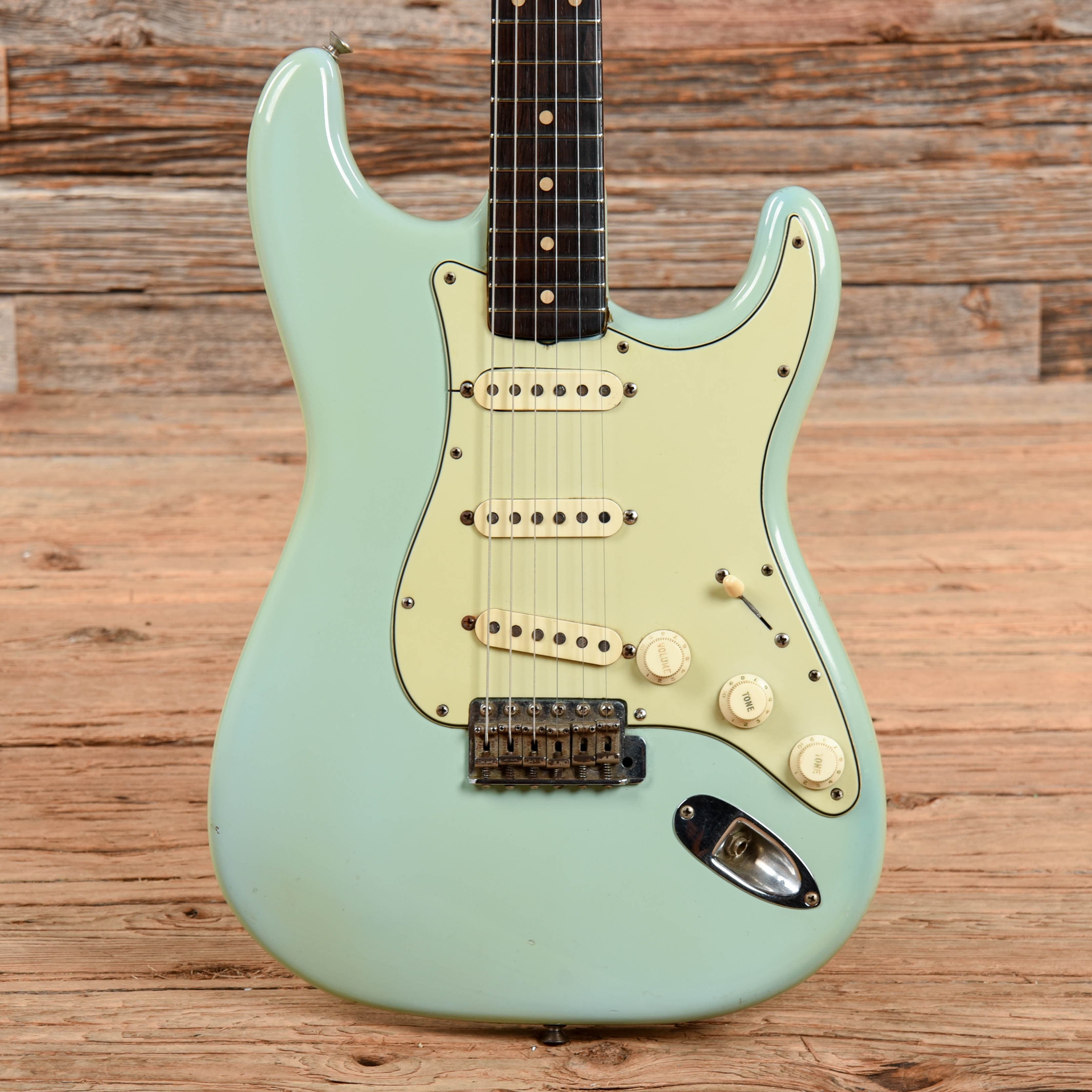 Fender Stratocaster Sonic Blue Refin 1960 – Chicago Music Exchange