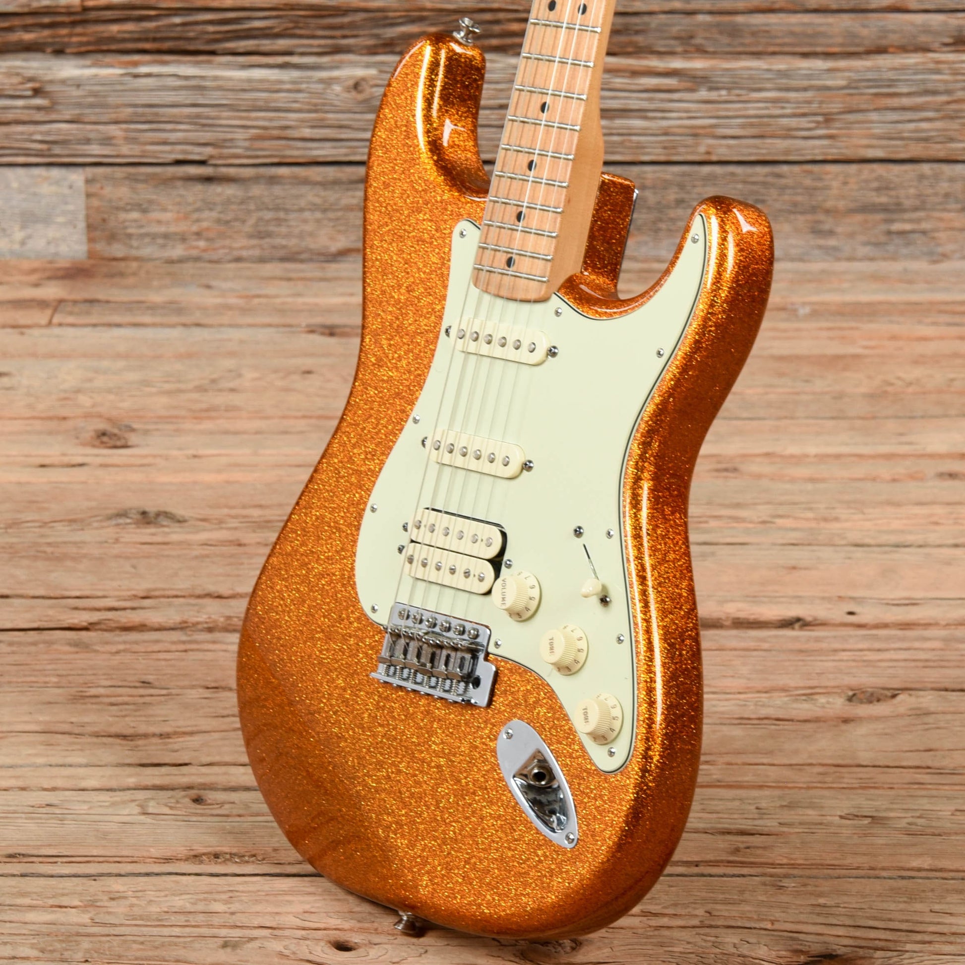 Fender Stratocaster Sunfire Orange Flake 2010 Electric Guitars / Solid Body