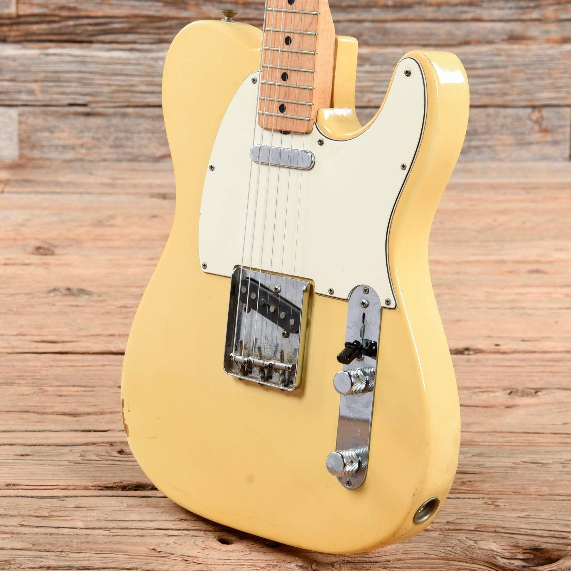 Fender Telecaster Olympic White 1971 Electric Guitars / Solid Body