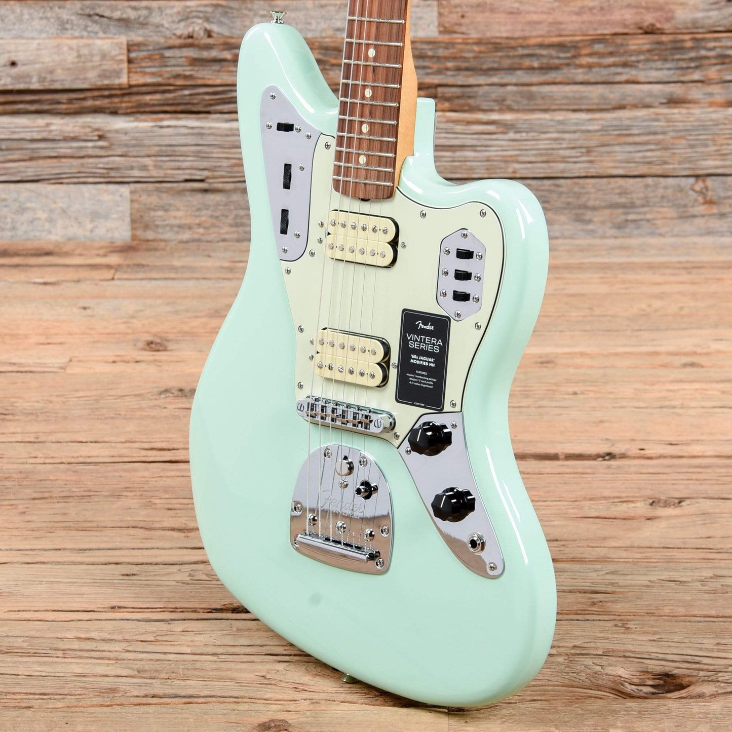 Fender Vintera '60s Jaguar Modified Surf Green Electric Guitars / Solid Body