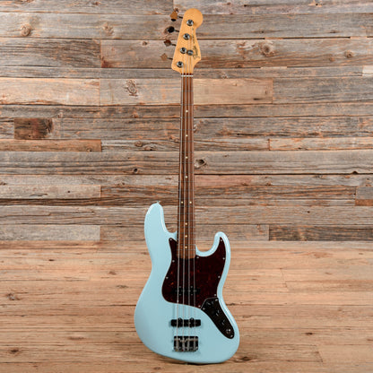 Fender Vintera 60s Jazz Bass Daphne Blue Electric Guitars / Solid Body