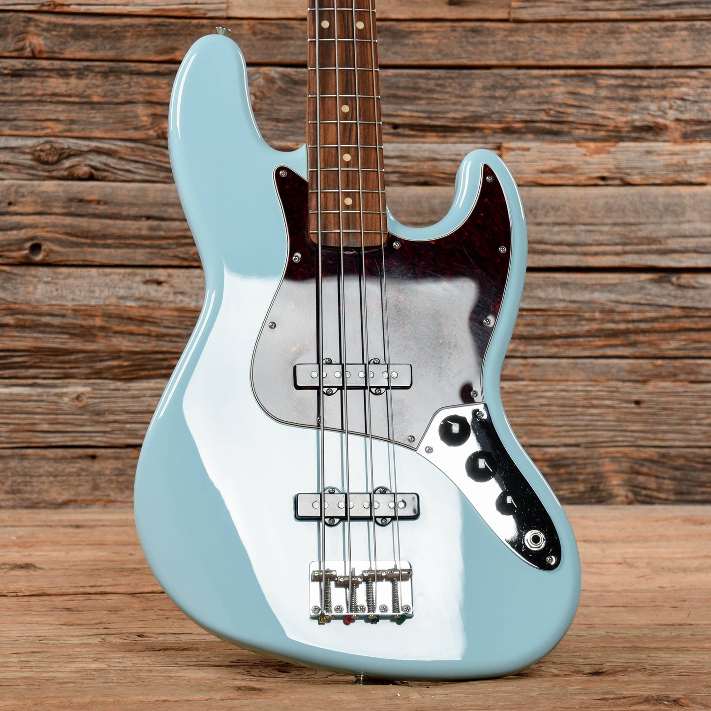 Fender Vintera 60s Jazz Bass Daphne Blue Electric Guitars / Solid Body