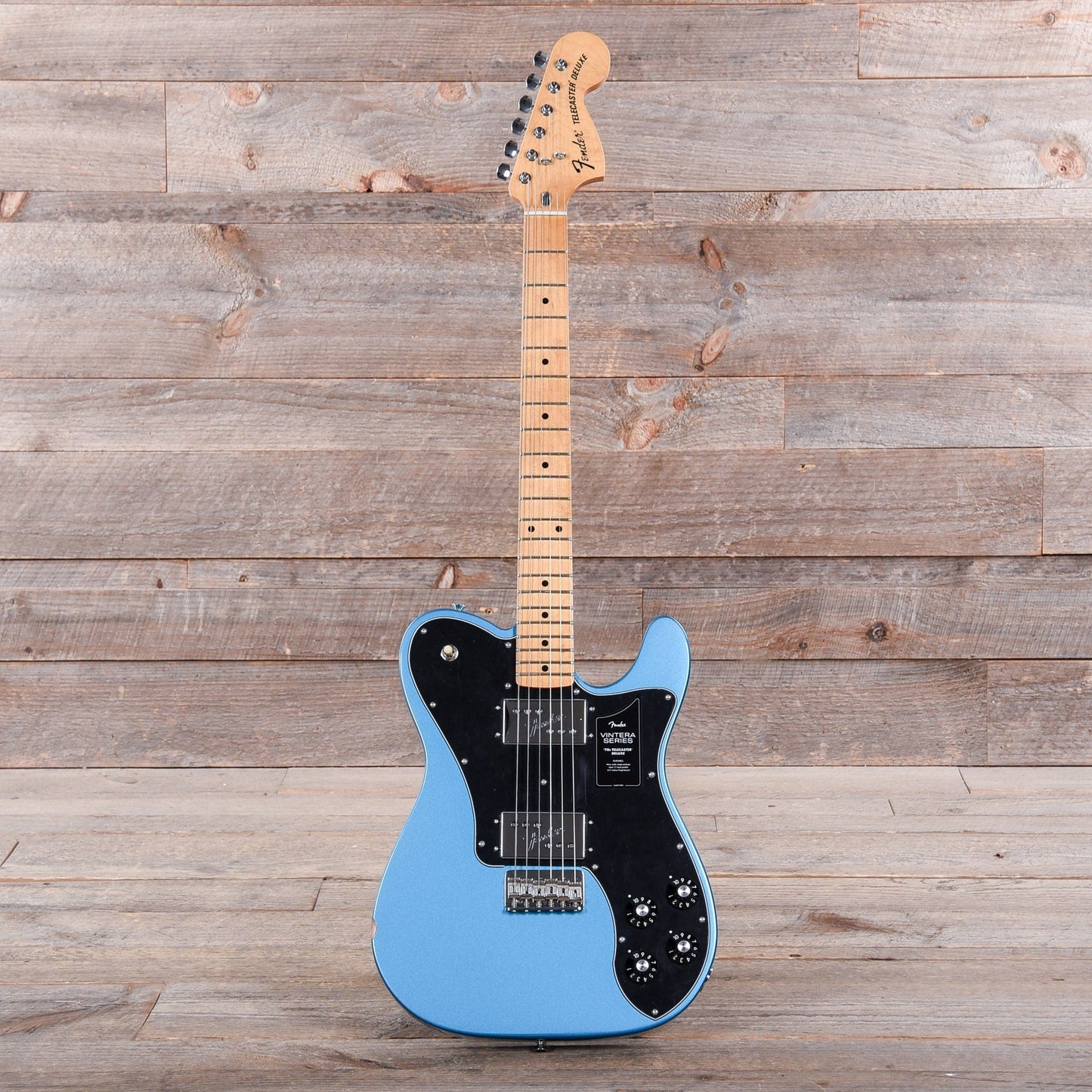 Fender Vintera '70s Telecaster Deluxe Lake Placid Blue w/3-Ply Black Pickguard Electric Guitars / Solid Body