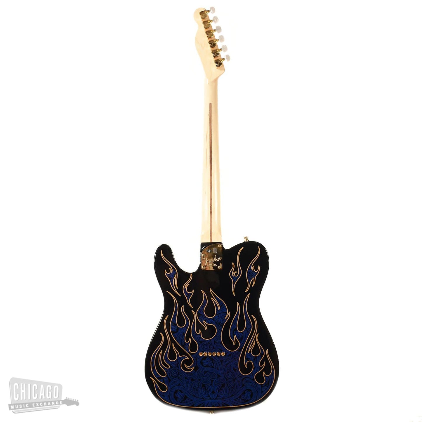 Fender Artist James Burton Telecaster Blue Paisley Flames