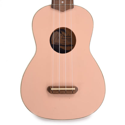 Fender Venice Soprano Ukulele Shell Pink Folk Instruments / Ukuleles