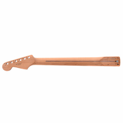 Fender Stratocaster Neck Roasted Maple Flat Oval w/22 Jumbo Frets, 12" Radius, & Maple Fingerboard Parts / Guitar Parts / Necks