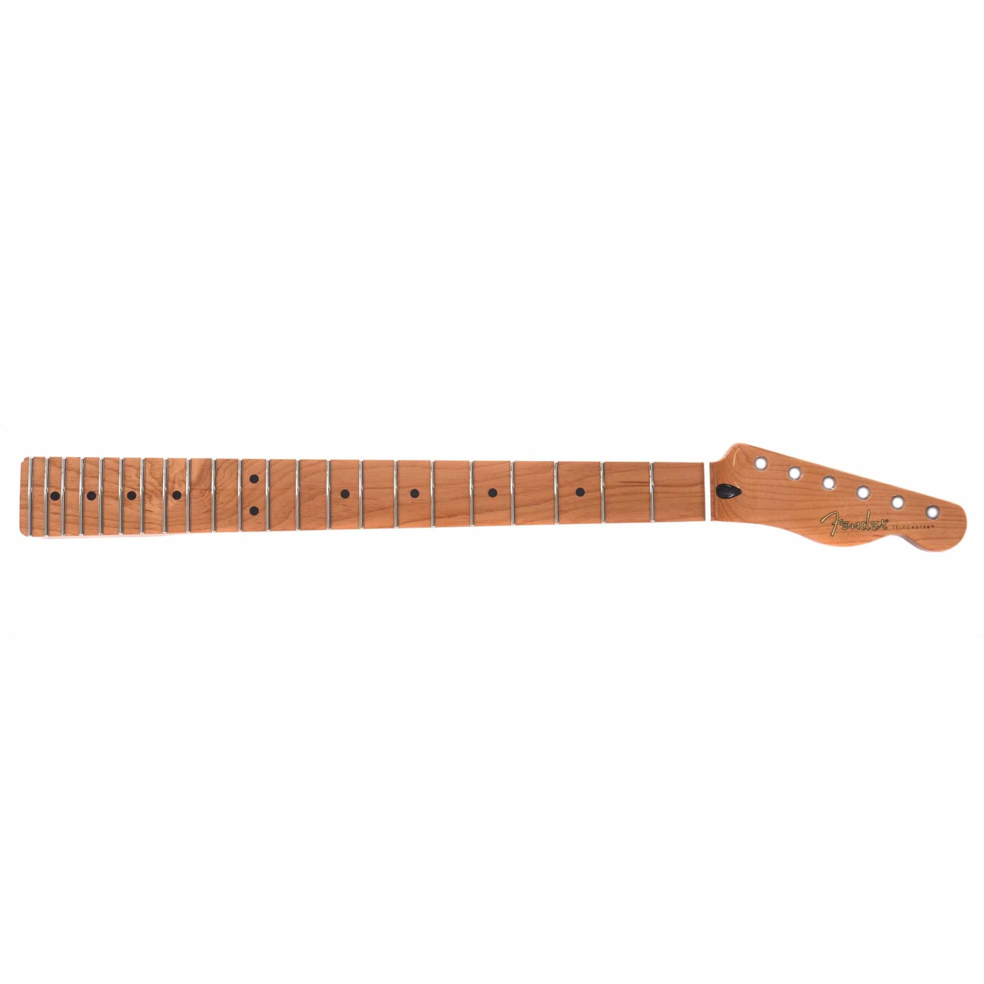 Fender Telecaster Neck Roasted Maple Flat Oval w/22 Jumbo Frets, 12" Radius, & Maple Fingerboard Parts / Guitar Parts / Necks