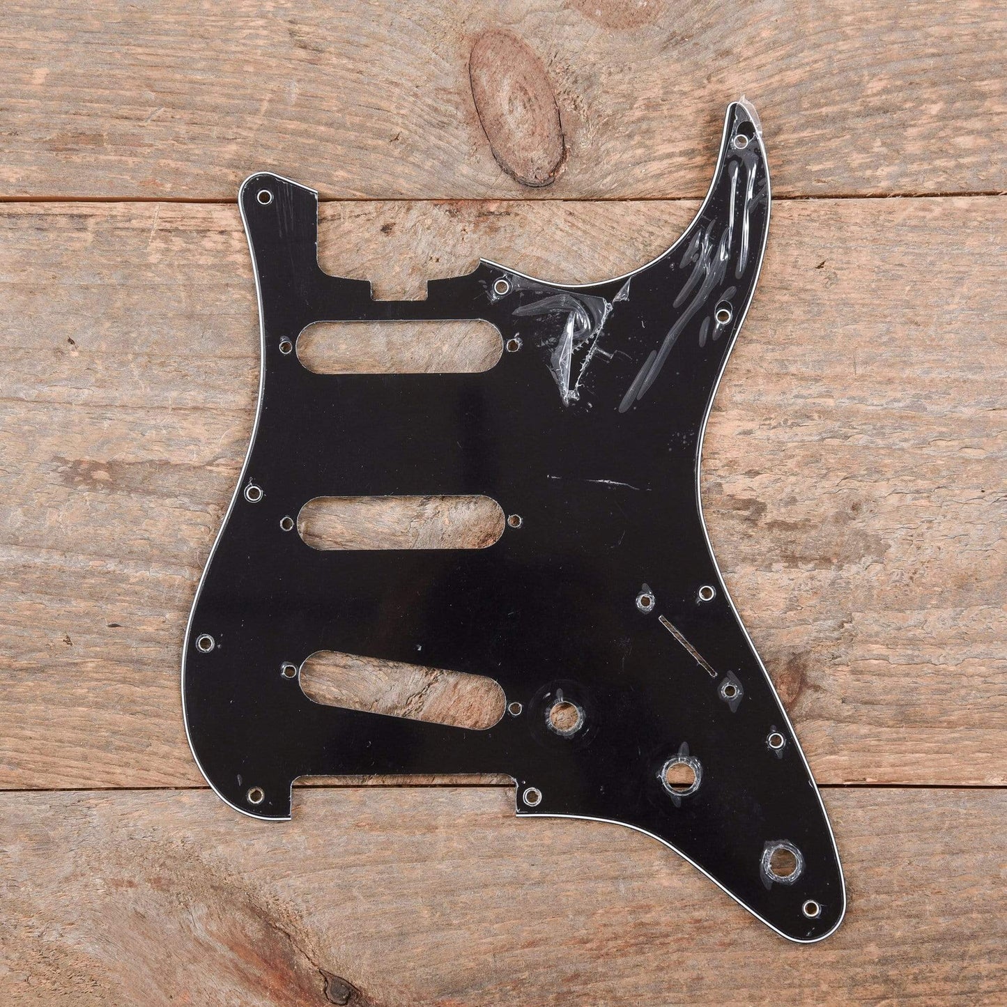 Fender Pickguard for American Elite Stratocaster SSS Black 3-Ply Parts / Pickguards