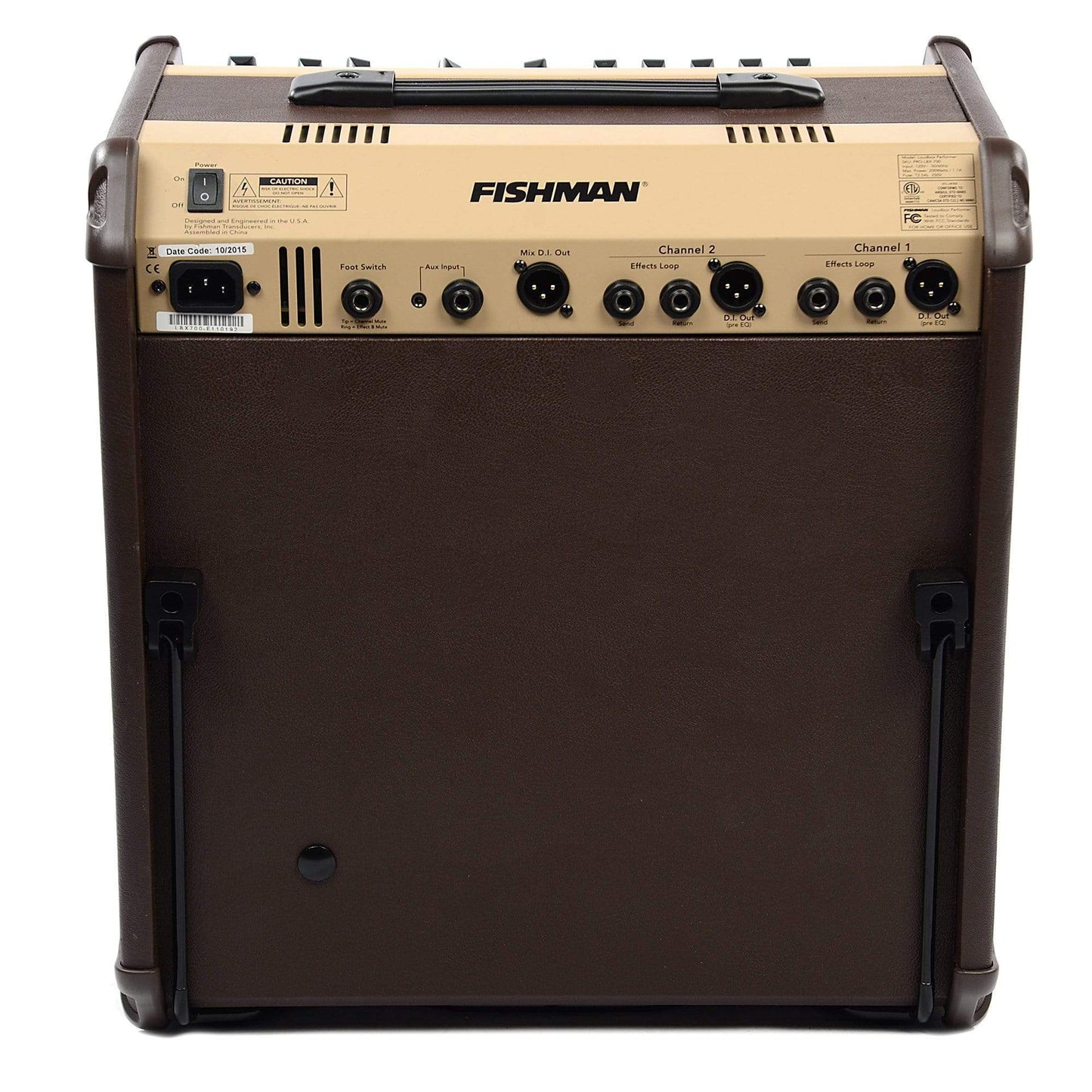 Fishman Loudbox Performer 180w Acoustic Guitar Amplifier w/Fishman Slip Cover, Shure SM58S Mic, Euroboom Mic Stand and 10' Mic Cable Amps / Acoustic Amps