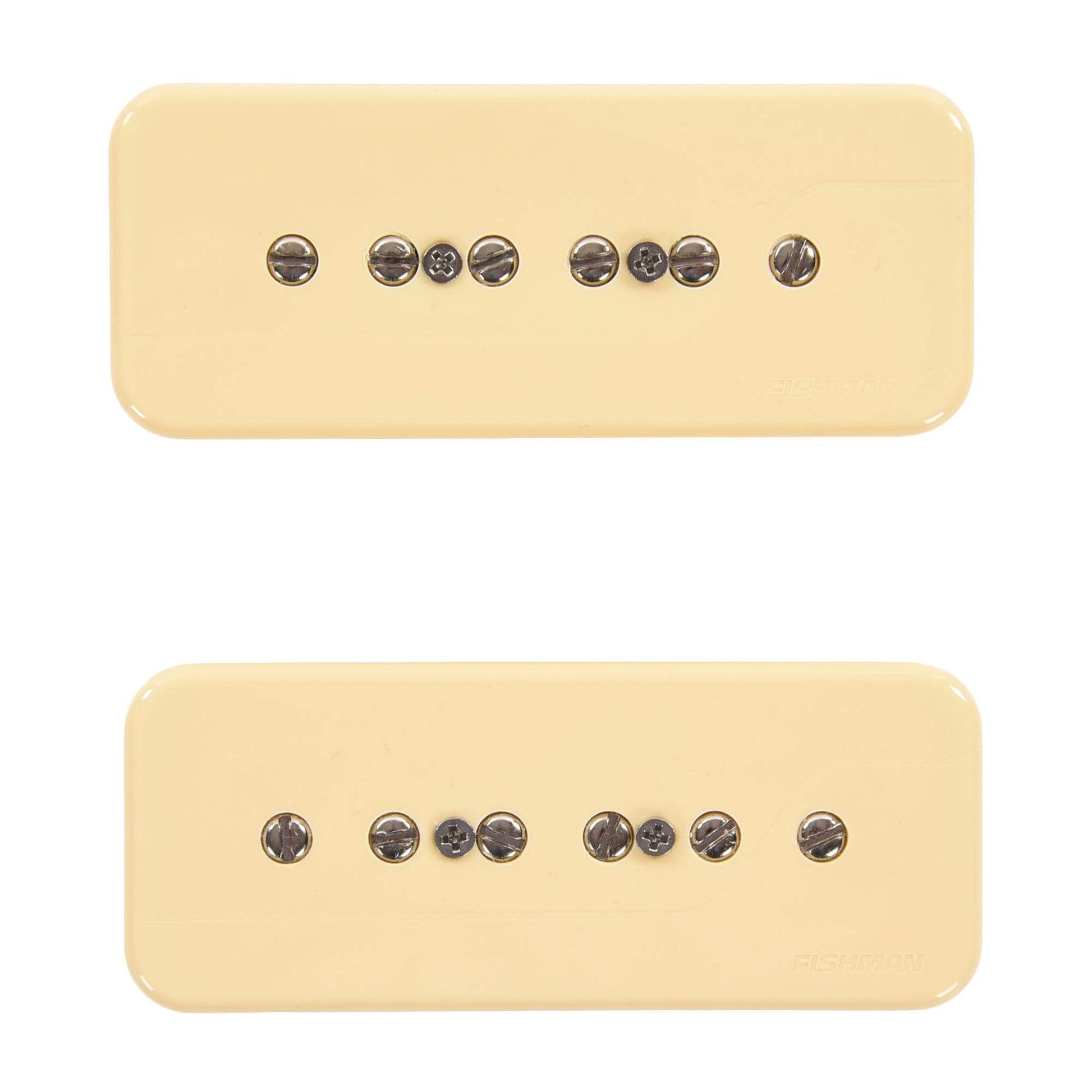 Fishman Fluence Greg Koch Gristle-Tone Signature P90 Pickup Set Cream Parts / Guitar Pickups