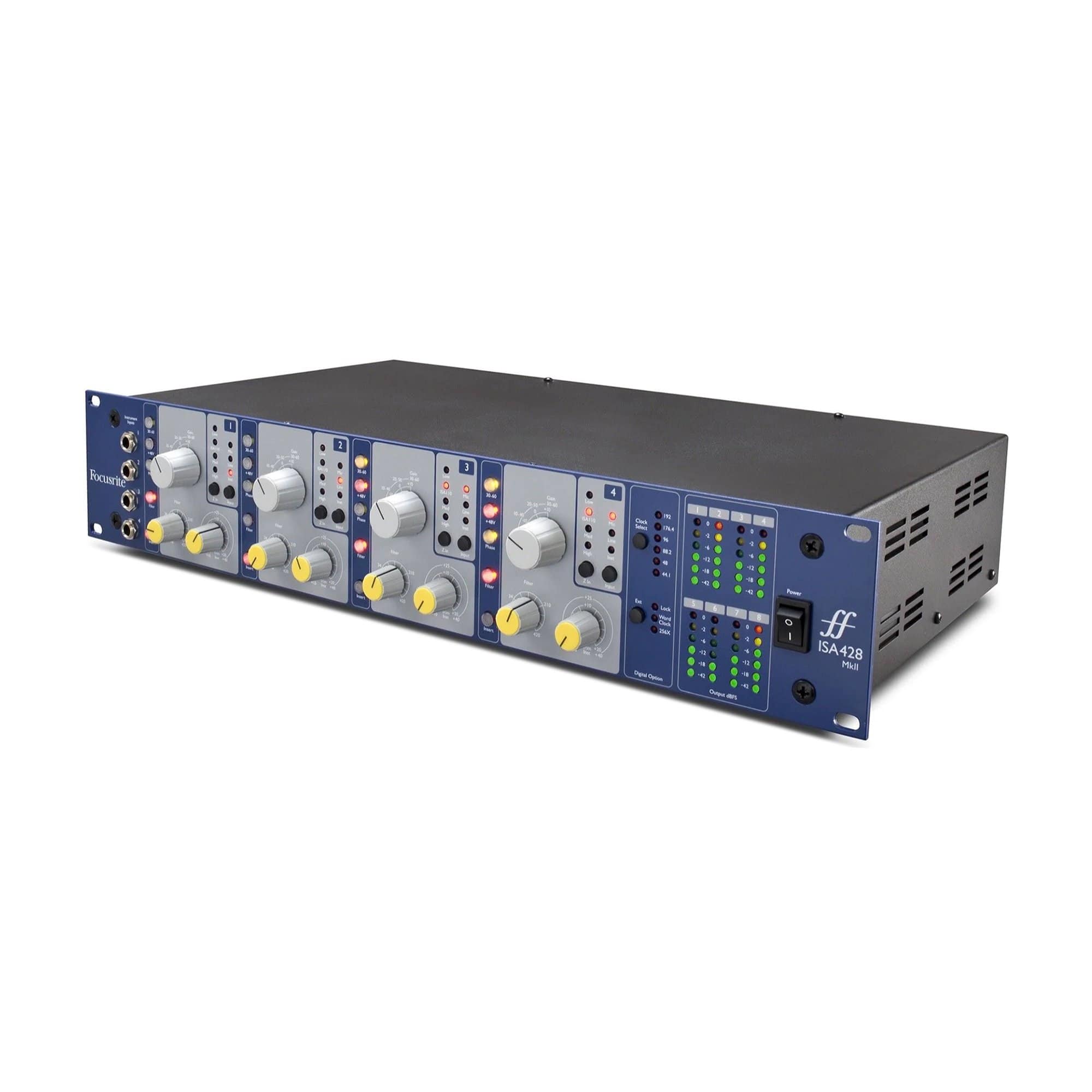 Focusrite ISA428 MkII 4-channel Microphone Preamp Pro Audio / Outboard Gear