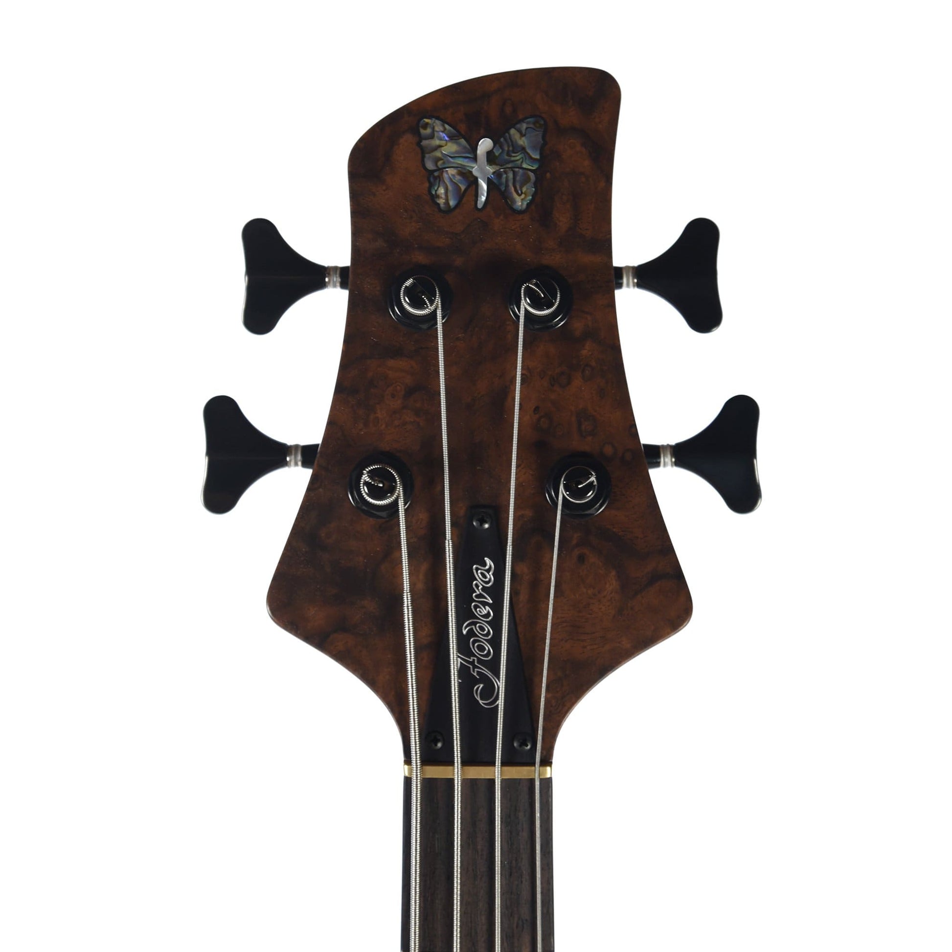 Fodera Monarch Deluxe 4 Walnut Burl Top Mahogany Body w/Rosewood Fingerboard Bass Guitars / 4-String