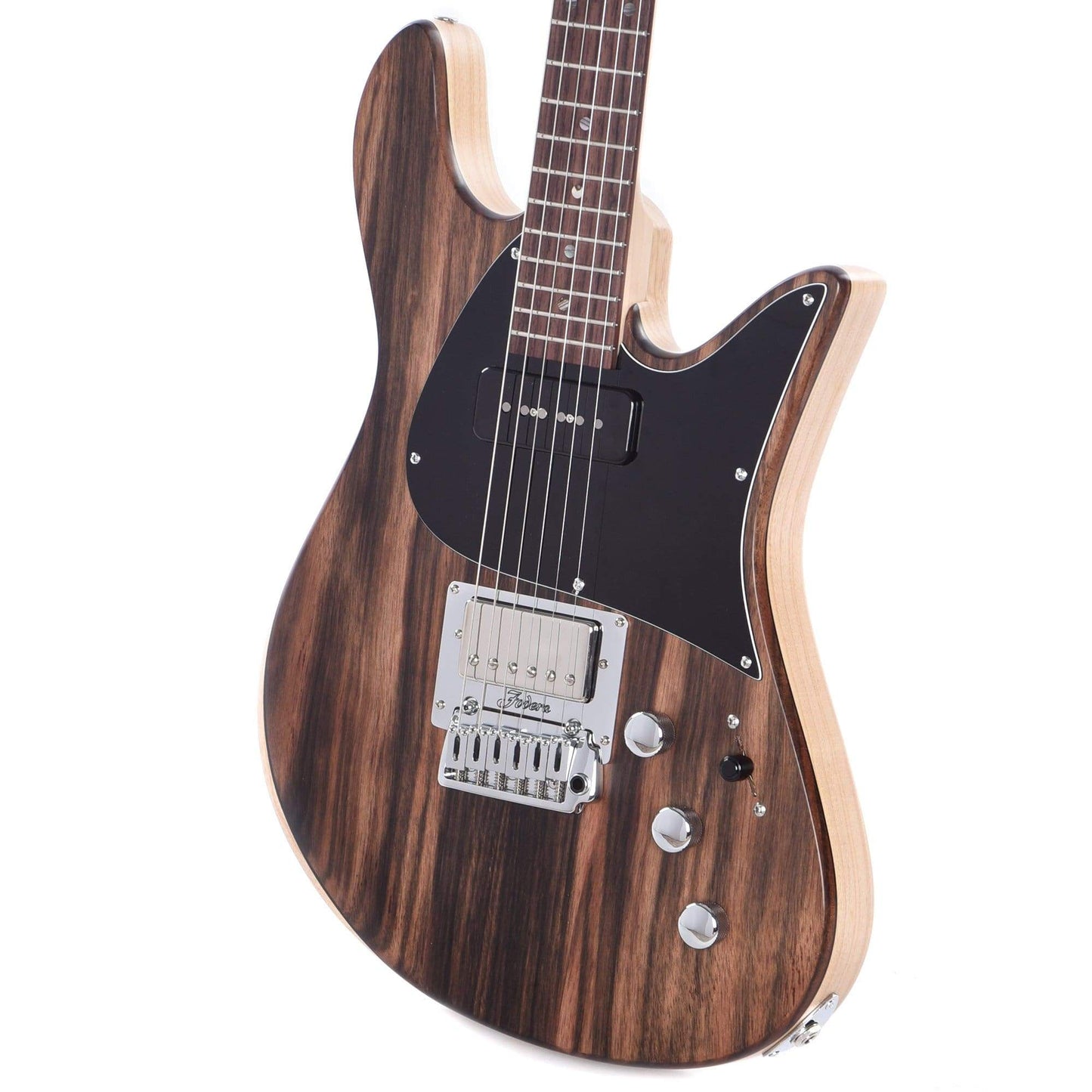 Fodera Custom Emperor Ash Body Ebony Macassar Top w/Fralin JM & Pure PAF Electric Guitars / Solid Body