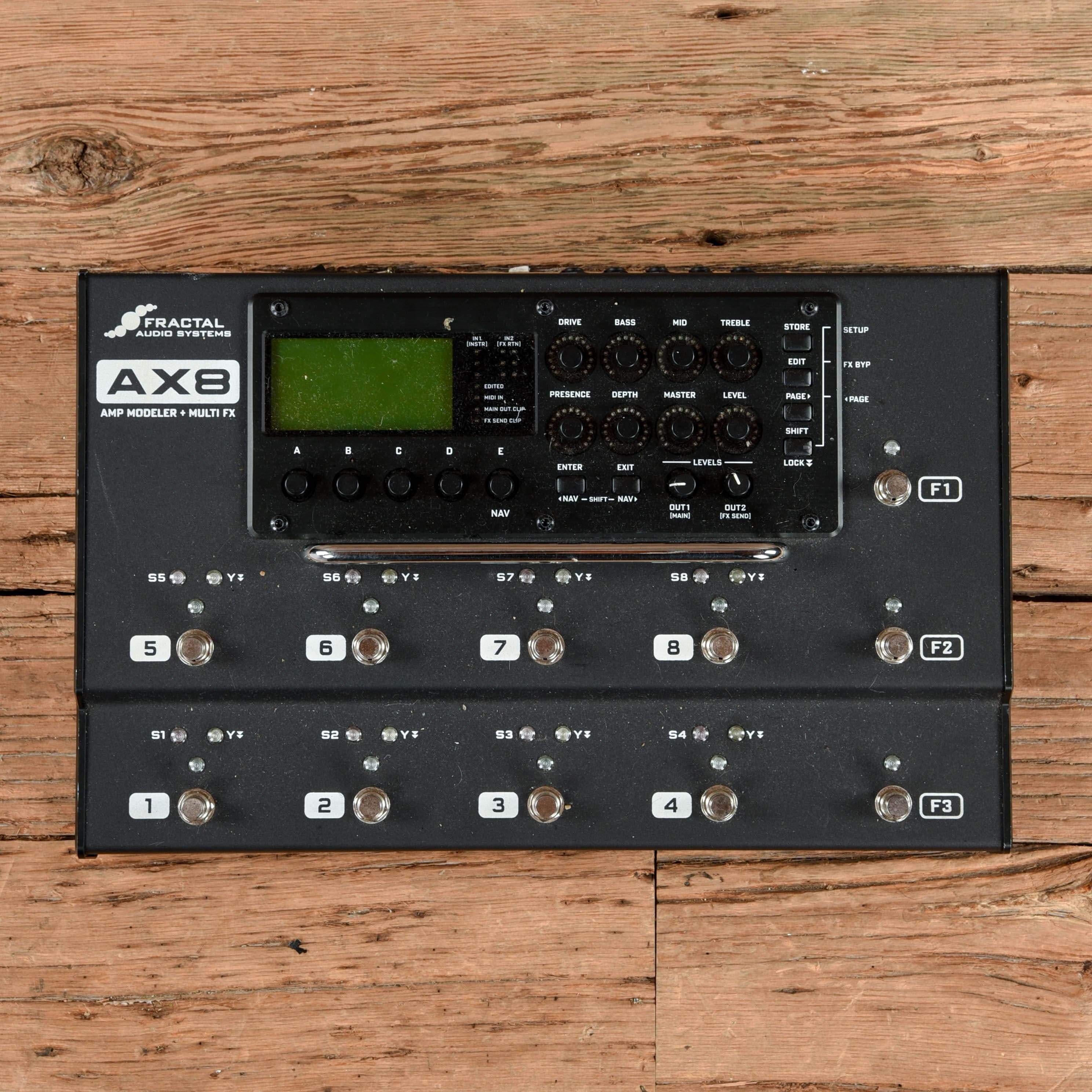 Fractal Audio Systems AX8 Amp Modeler/Multi-FX Processor – Chicago ...