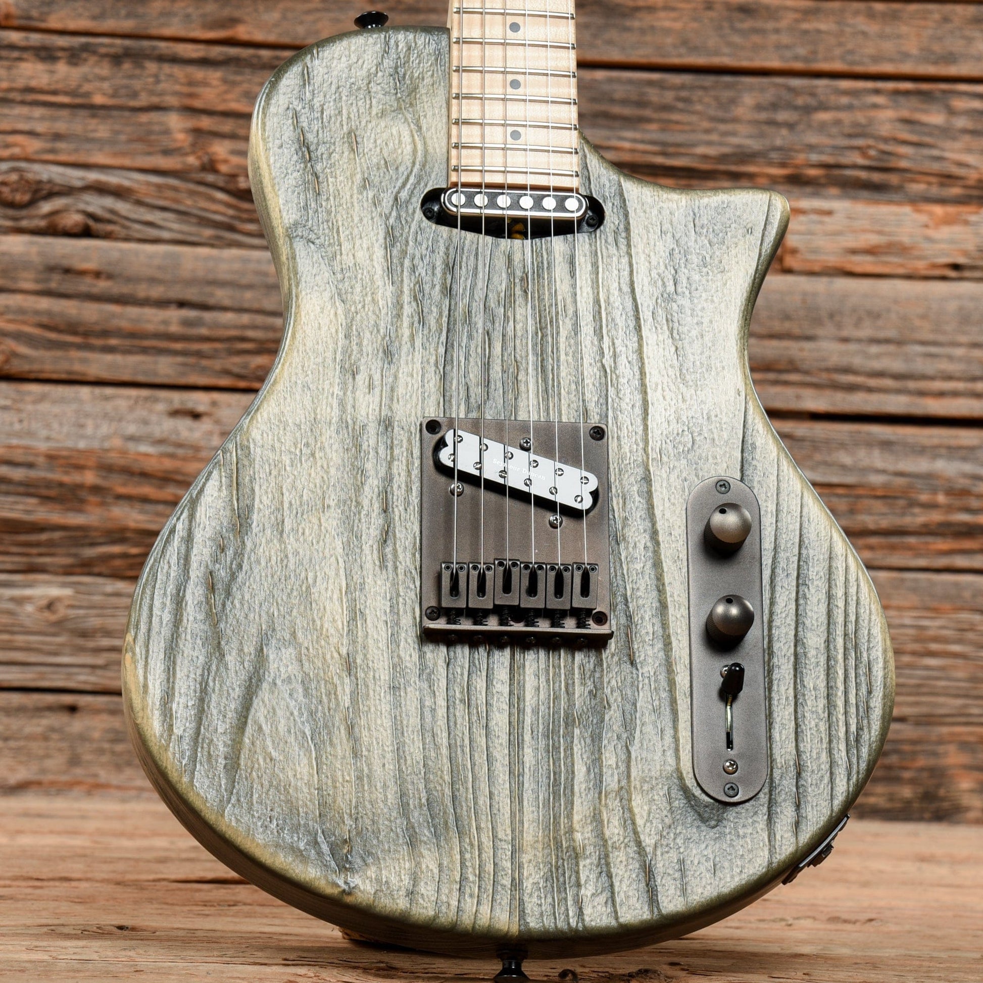 Framus Custom Shop Masterbuilt The Blank T (Previously Owned by Isaiah Sharkey) Stonebleached Grey 2016 Electric Guitars / Solid Body