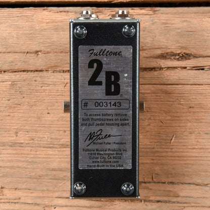 Fulltone 2B Boost Pedal with Limiter Effects and Pedals / Overdrive and Boost