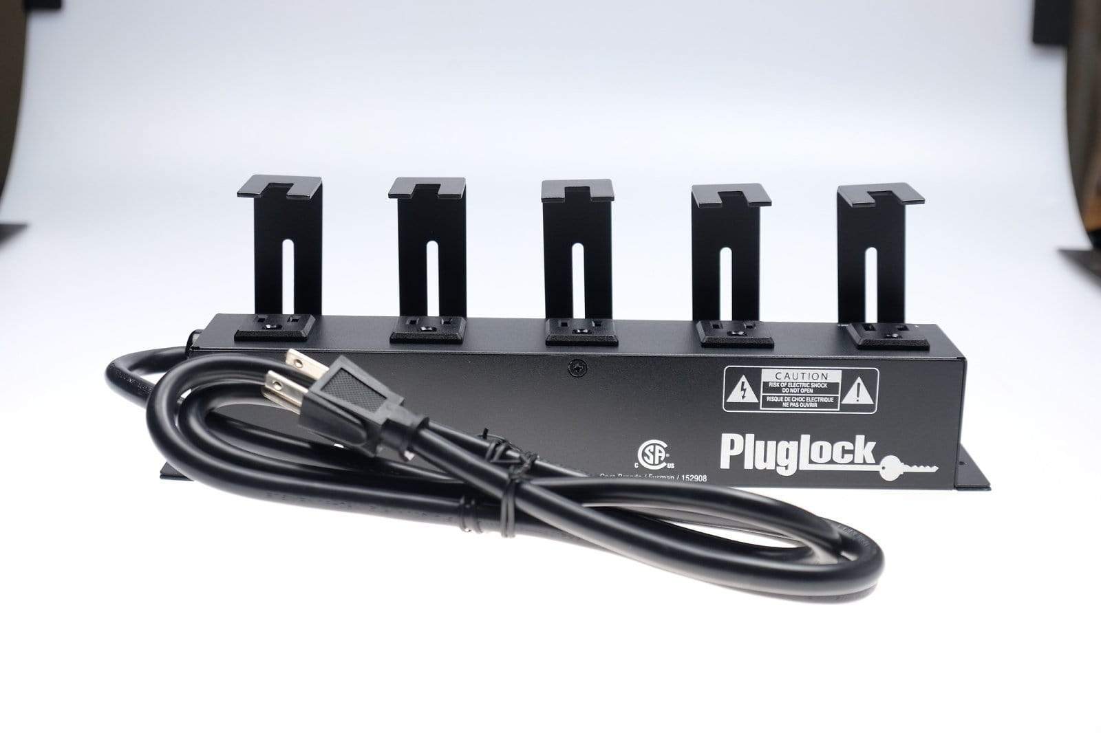 Furman PlugLock 5-Outlet Circuit-Breaker Protected Locking Outlet Strip Home Audio / Power Distribution and Conditioning