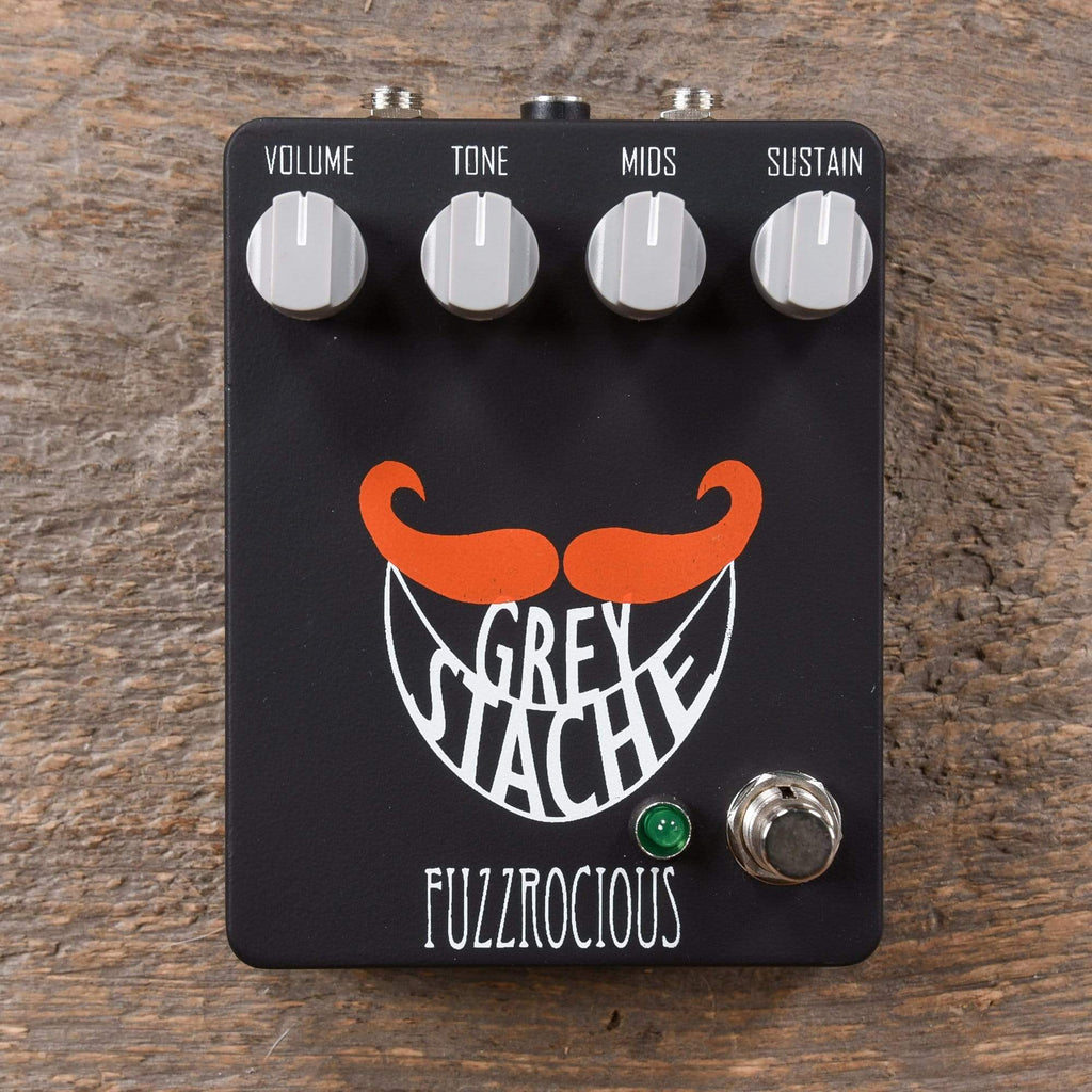 Fuzzrocious Grey Stache Muff Fuzz Black/Orange – Chicago Music