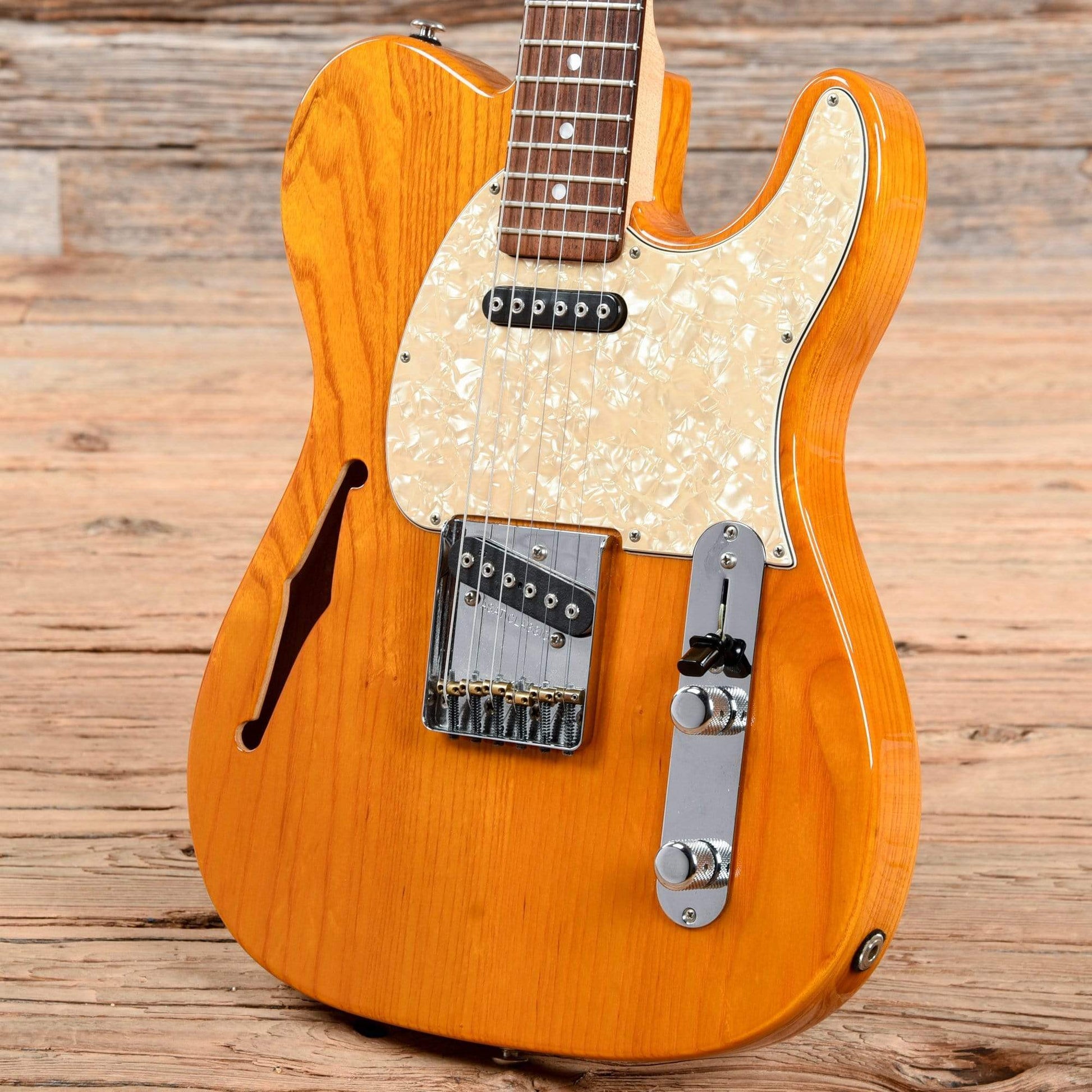 G&L USA ASAT Classic Semi-Hollow Natural Electric Guitars / Semi-Hollow